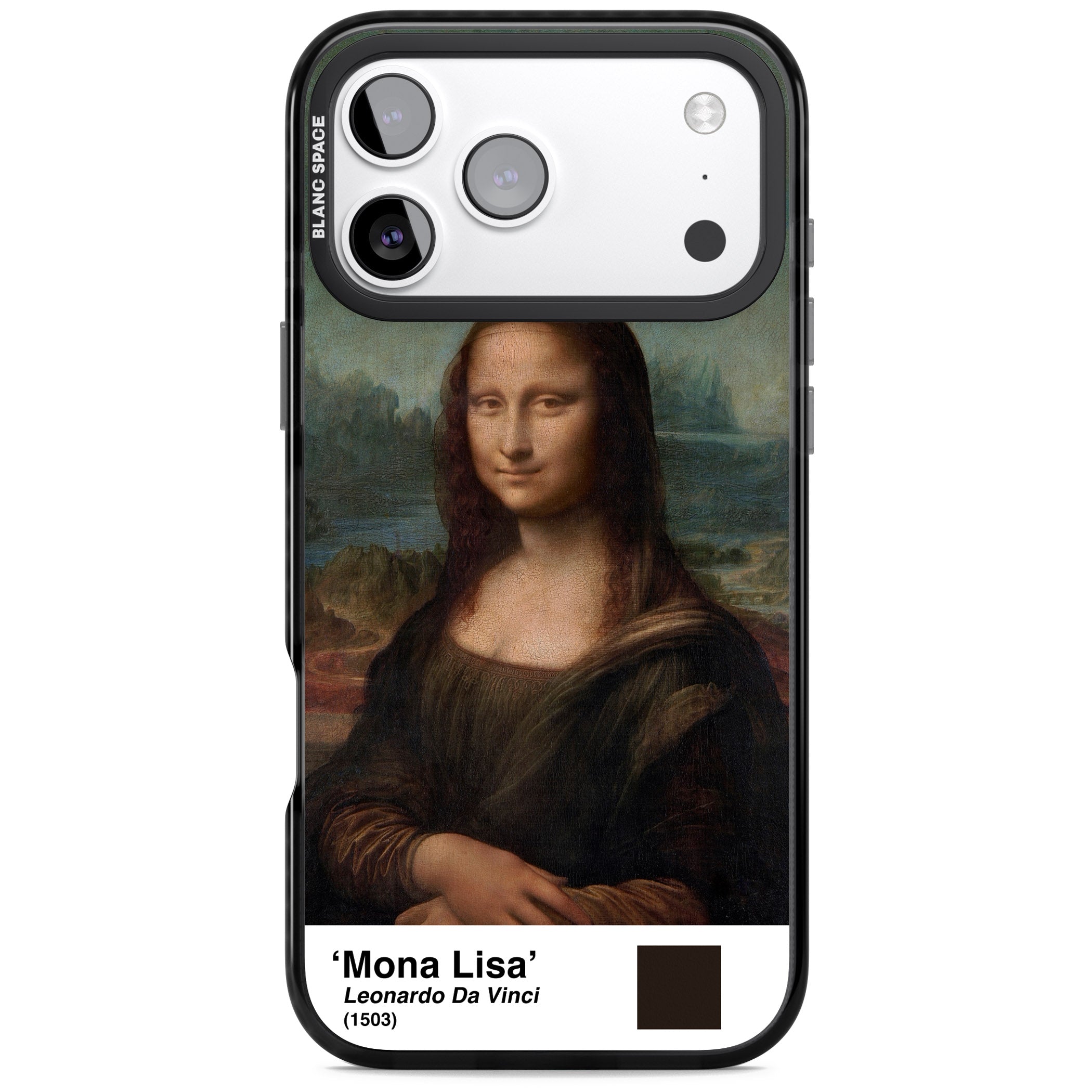 Mona Lisa iPhone 17 Pro Impact Black Phone Case