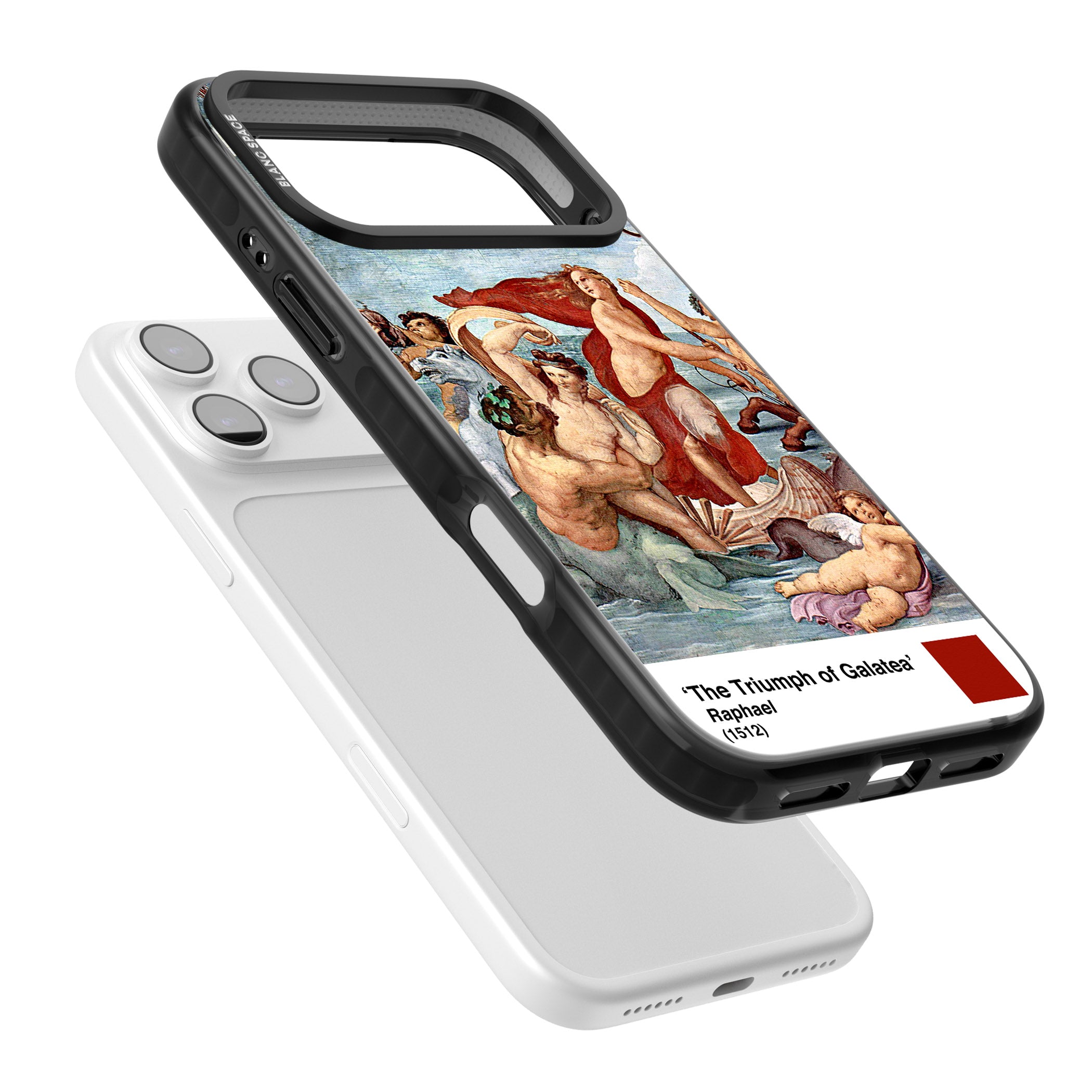 The Triumph Of Galatea iPhone 17 Pro Impact Black Phone Case Colours