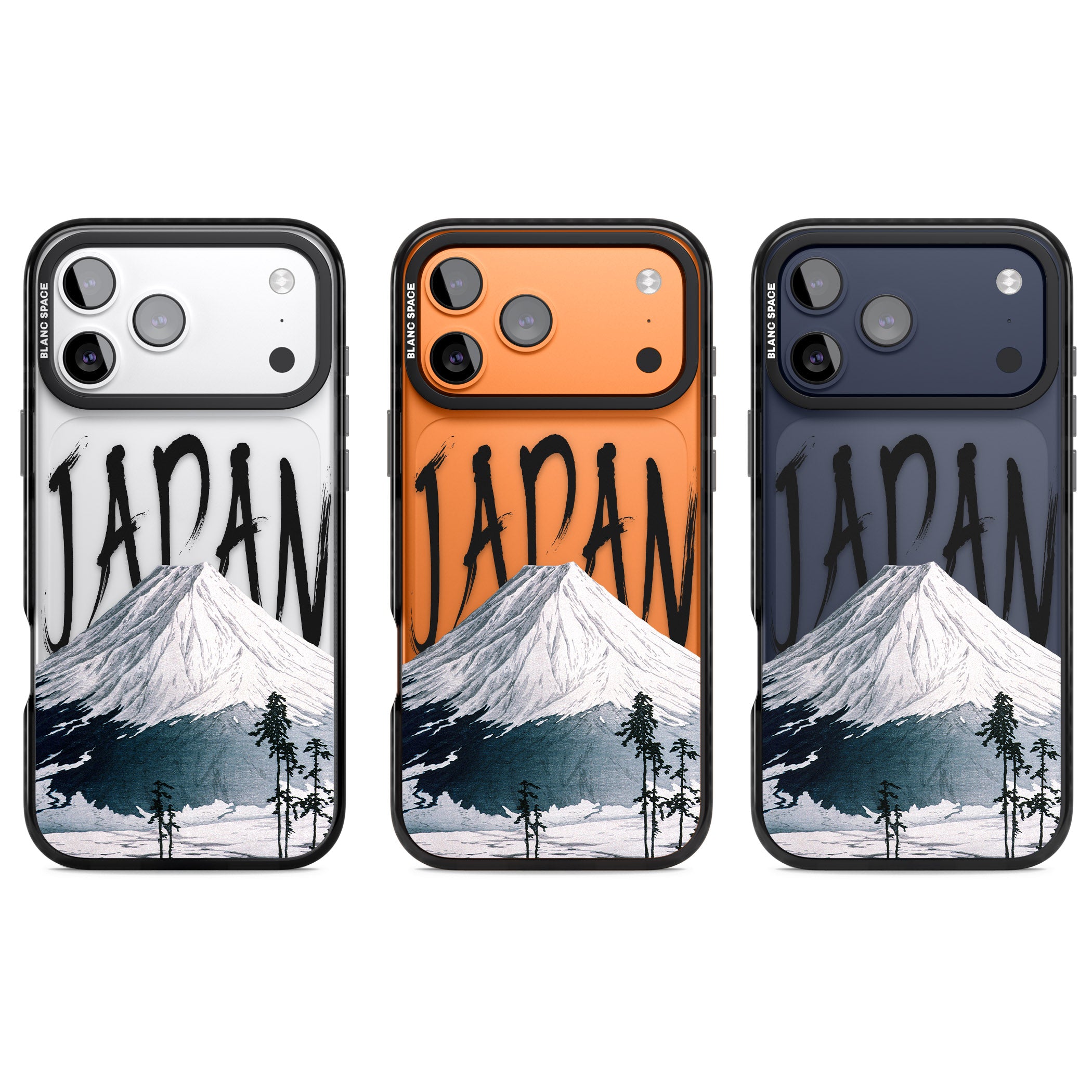 Mount Fuji Cutout iPhone 17 Pro Impact Black Phone Case APT Impact Protection