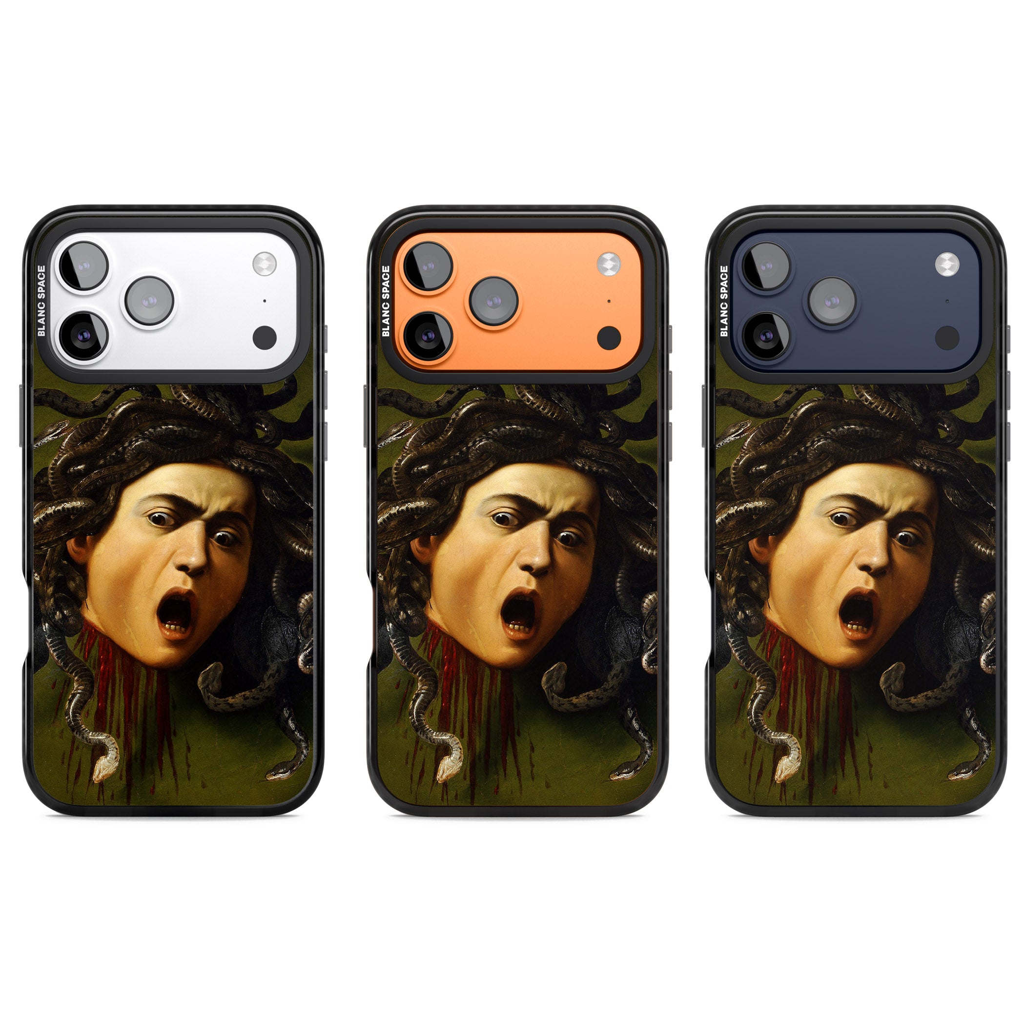 Head of Medusa iPhone 17 Pro Impact Black Phone Case APT Impact Protection