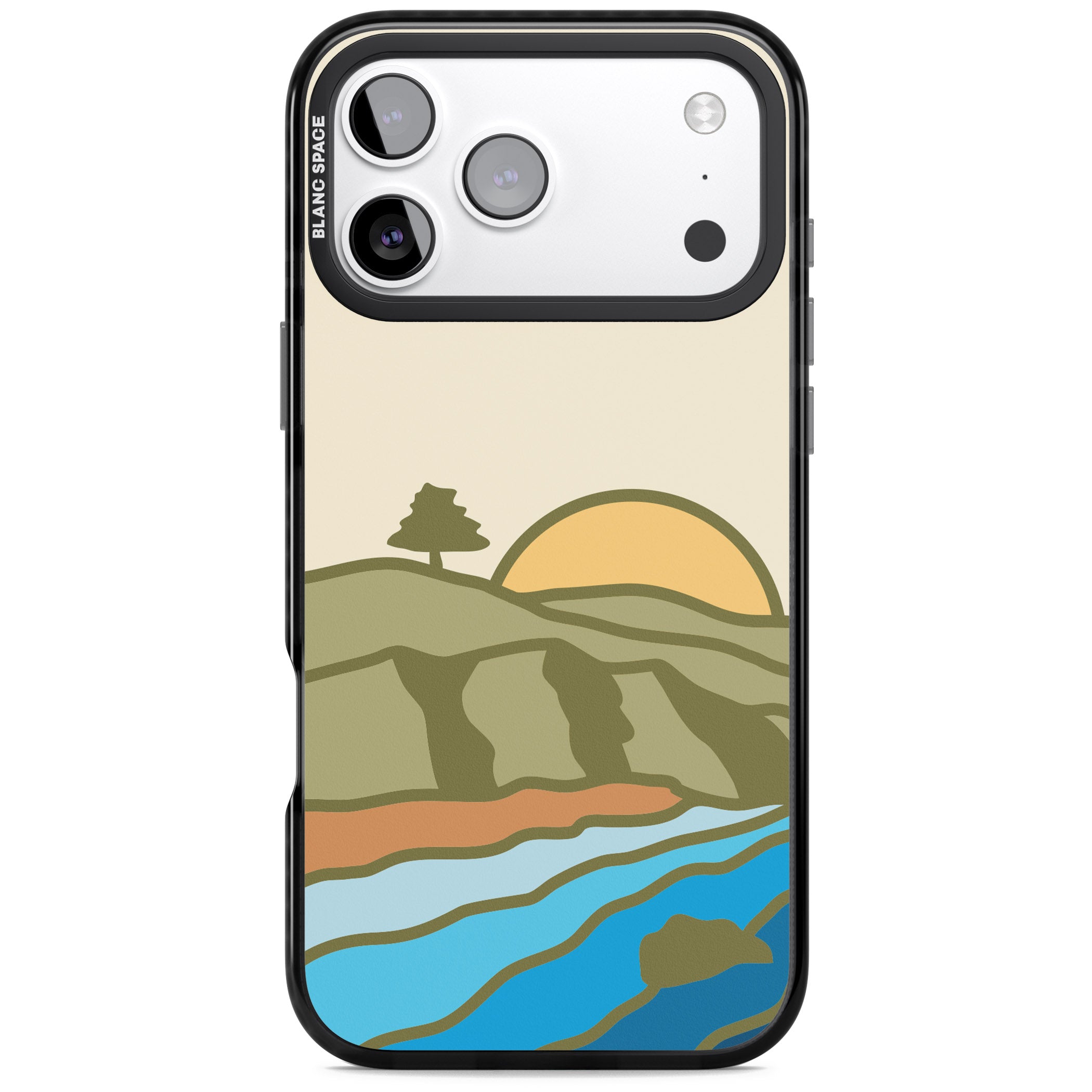 North Sunset iPhone 17 Pro Impact Black Phone Case
