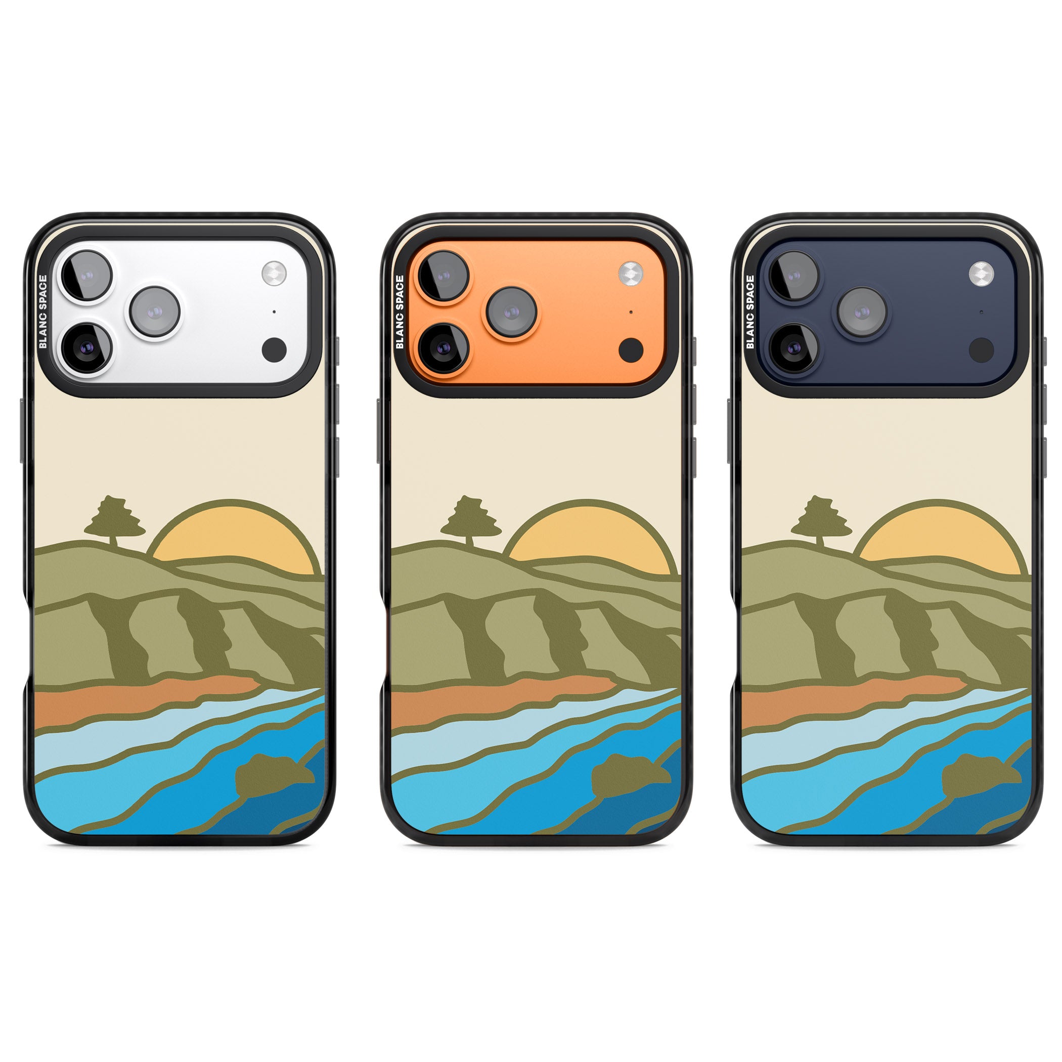 North Sunset iPhone 17 Pro Impact Black Phone Case APT Impact Protection