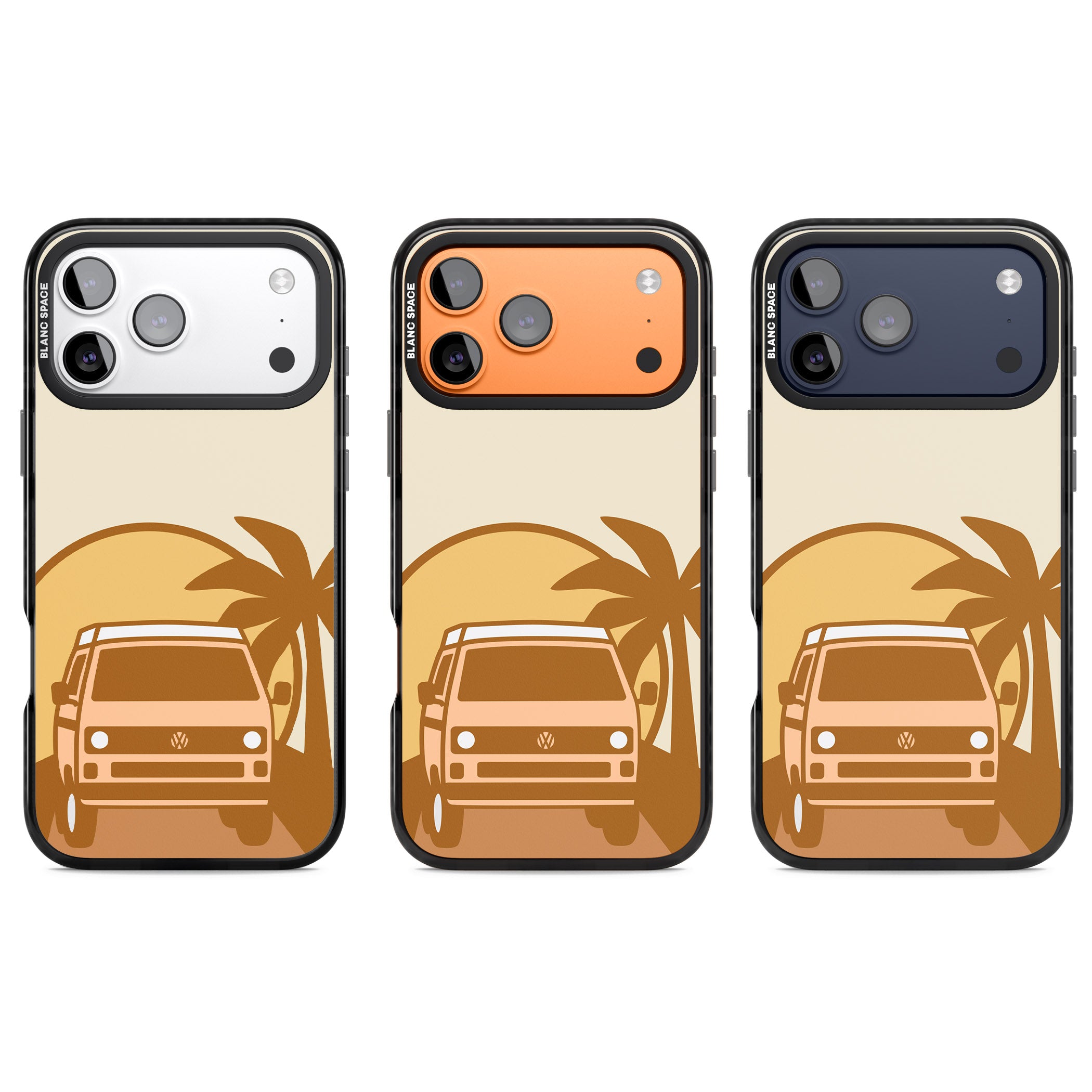 Sunset Van iPhone 17 Pro Impact Black Phone Case APT Impact Protection