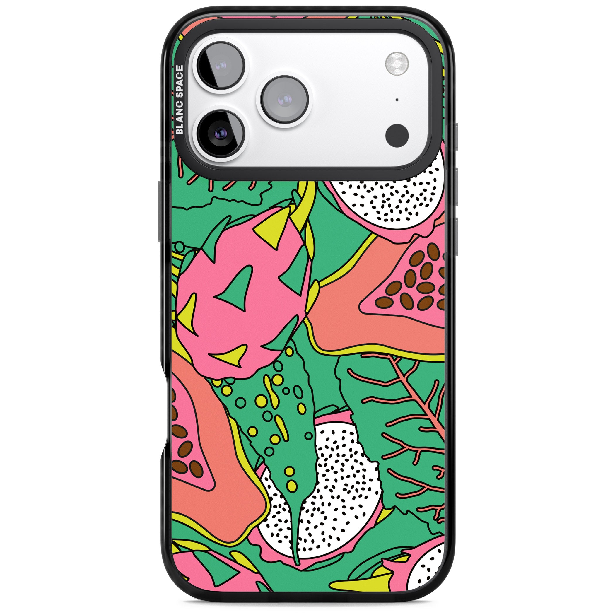 Psychedelic Salad iPhone 17 Pro Impact Black Phone Case