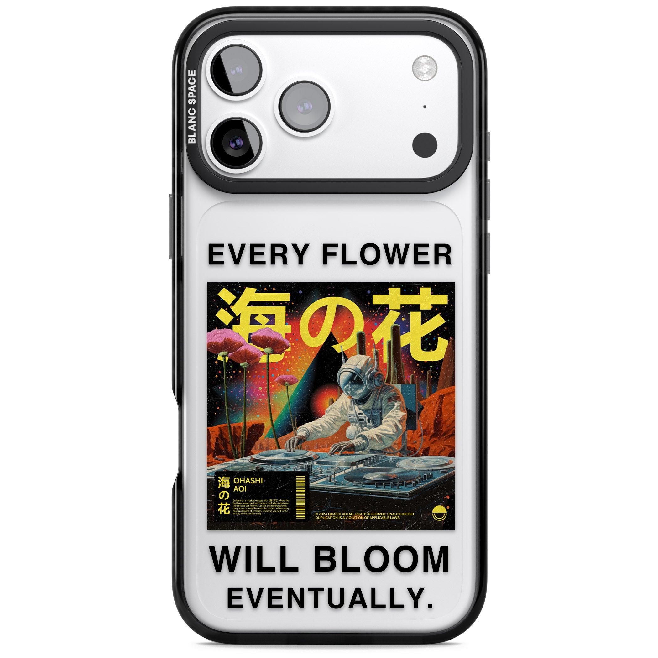 Every Flower Will Bloom Eventually iPhone 17 Pro Max Impact Black Phone Case