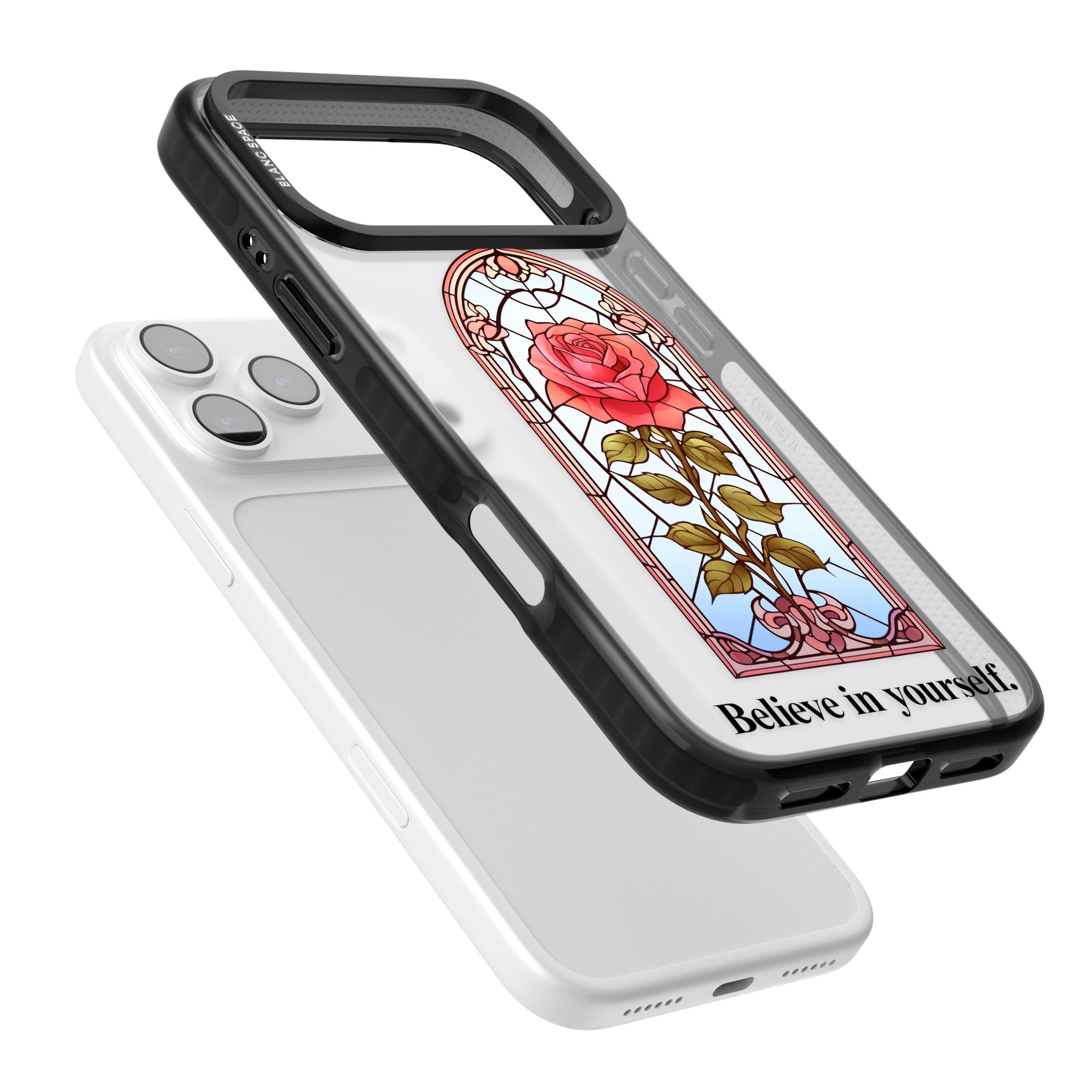 Believe In Yourself iPhone 17 Pro Impact Black Phone Case Colours