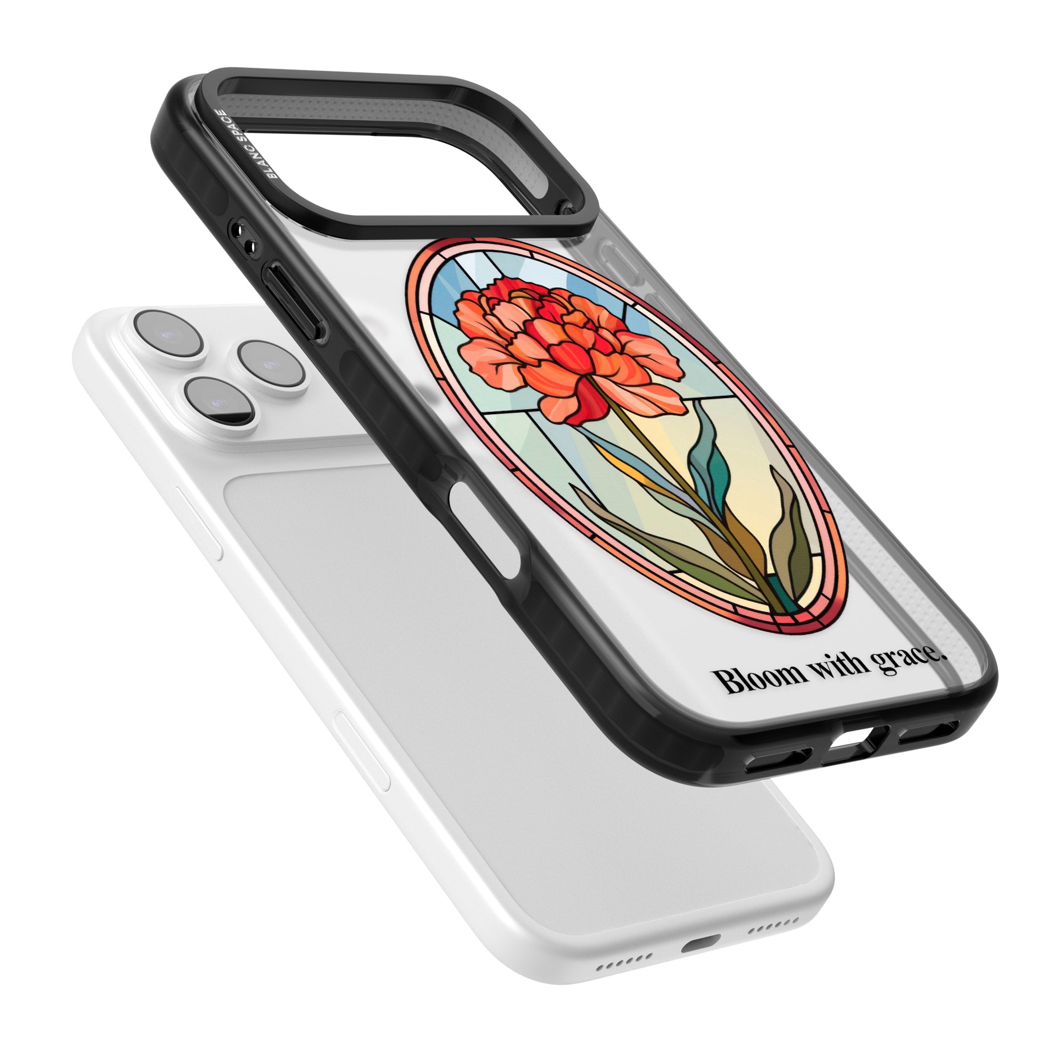 Bloom With Grace iPhone 17 Pro Impact Black Phone Case Colours
