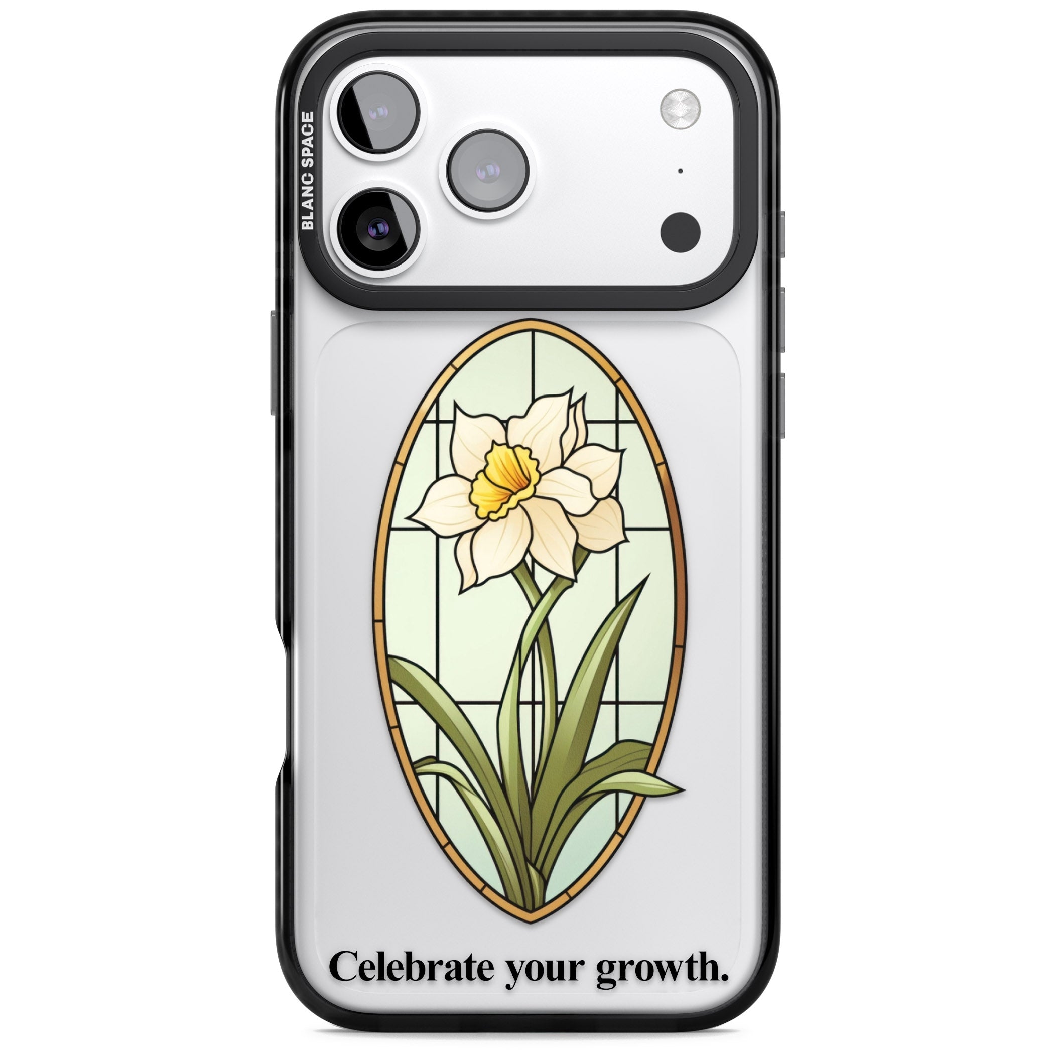Celebrate Your Growth iPhone 17 Pro Impact Black Phone Case
