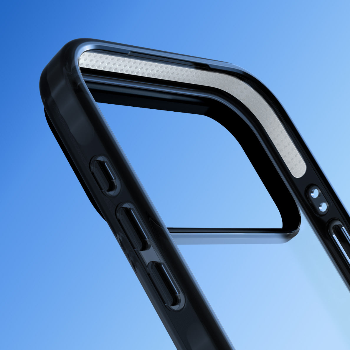 Waves iPhone 17 Pro Impact Black Shock Absorbing Bounce Protection