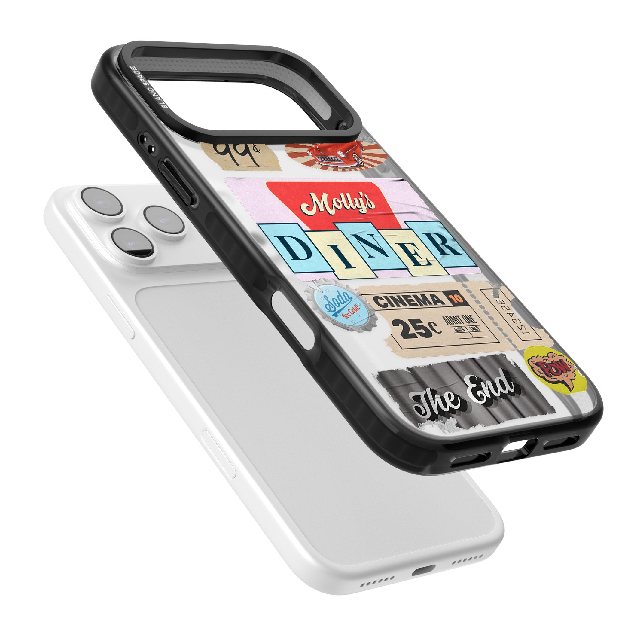 Nifty Fifties Swing iPhone 17 Pro Impact Black Phone Case Colours