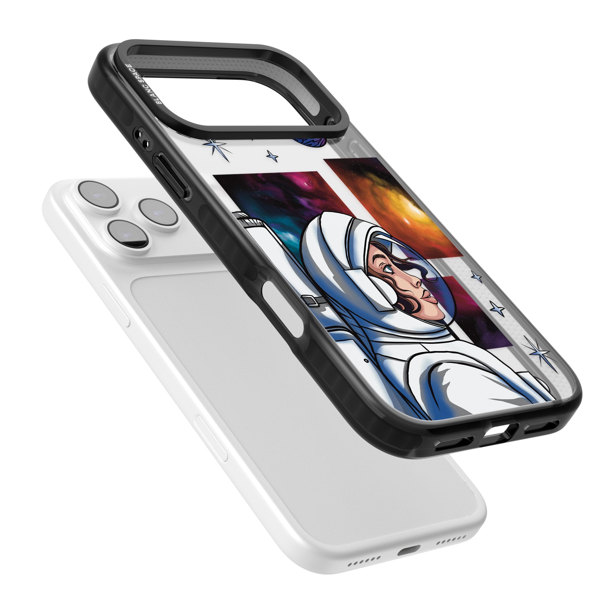 Cosmic Ambition iPhone 17 Pro Max Impact Black Phone Case Colours