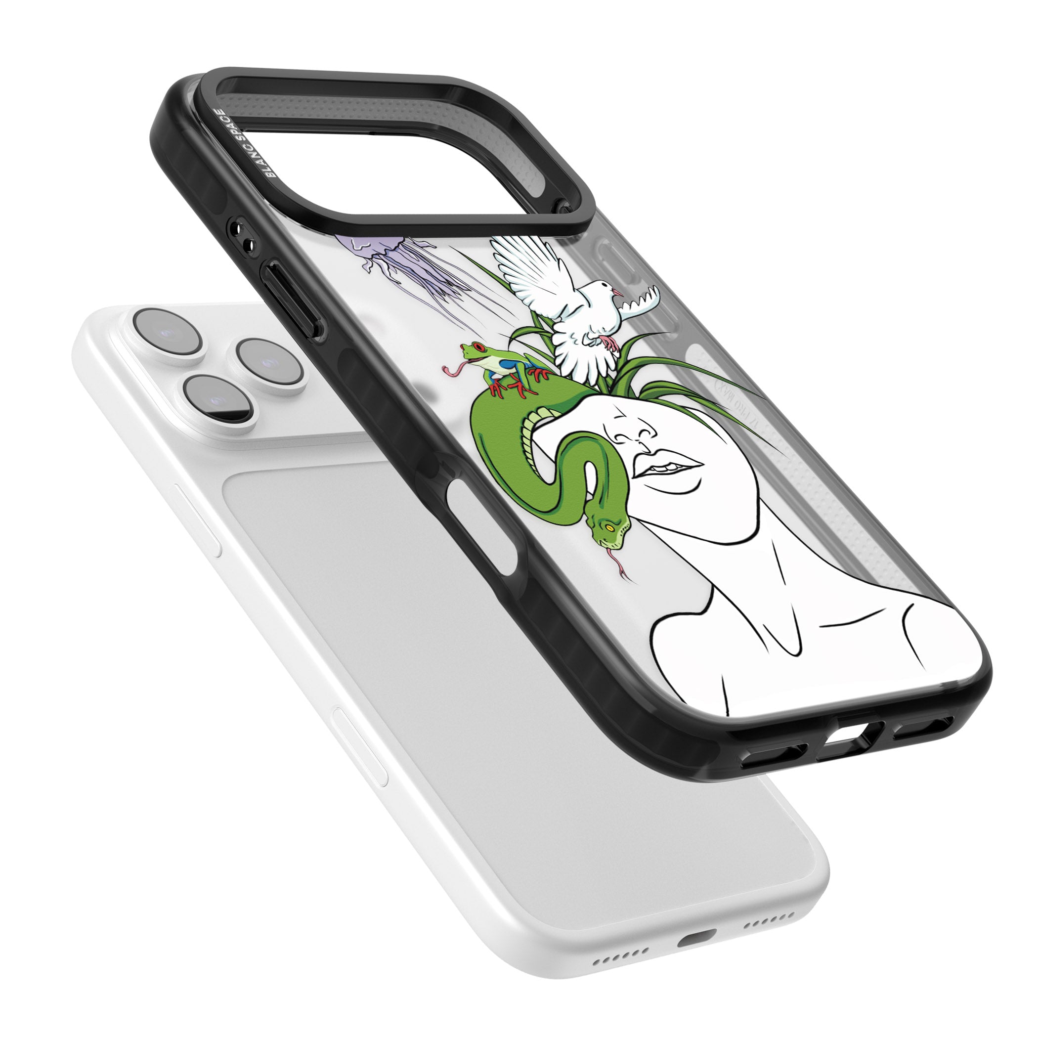 Wild Thoughts iPhone 17 Pro Max Impact Black Phone Case Colours