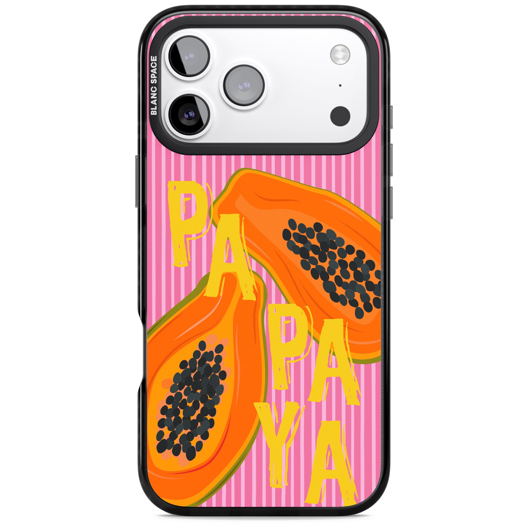 Papaya iPhone 17 Pro Impact Black Phone Case