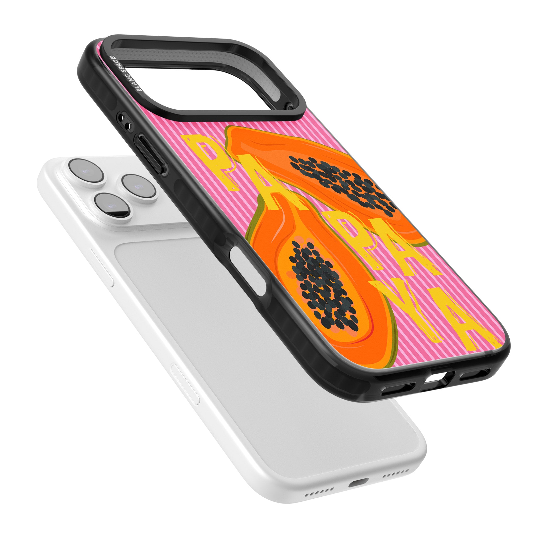 Papaya iPhone 17 Pro Impact Black Phone Case Colours