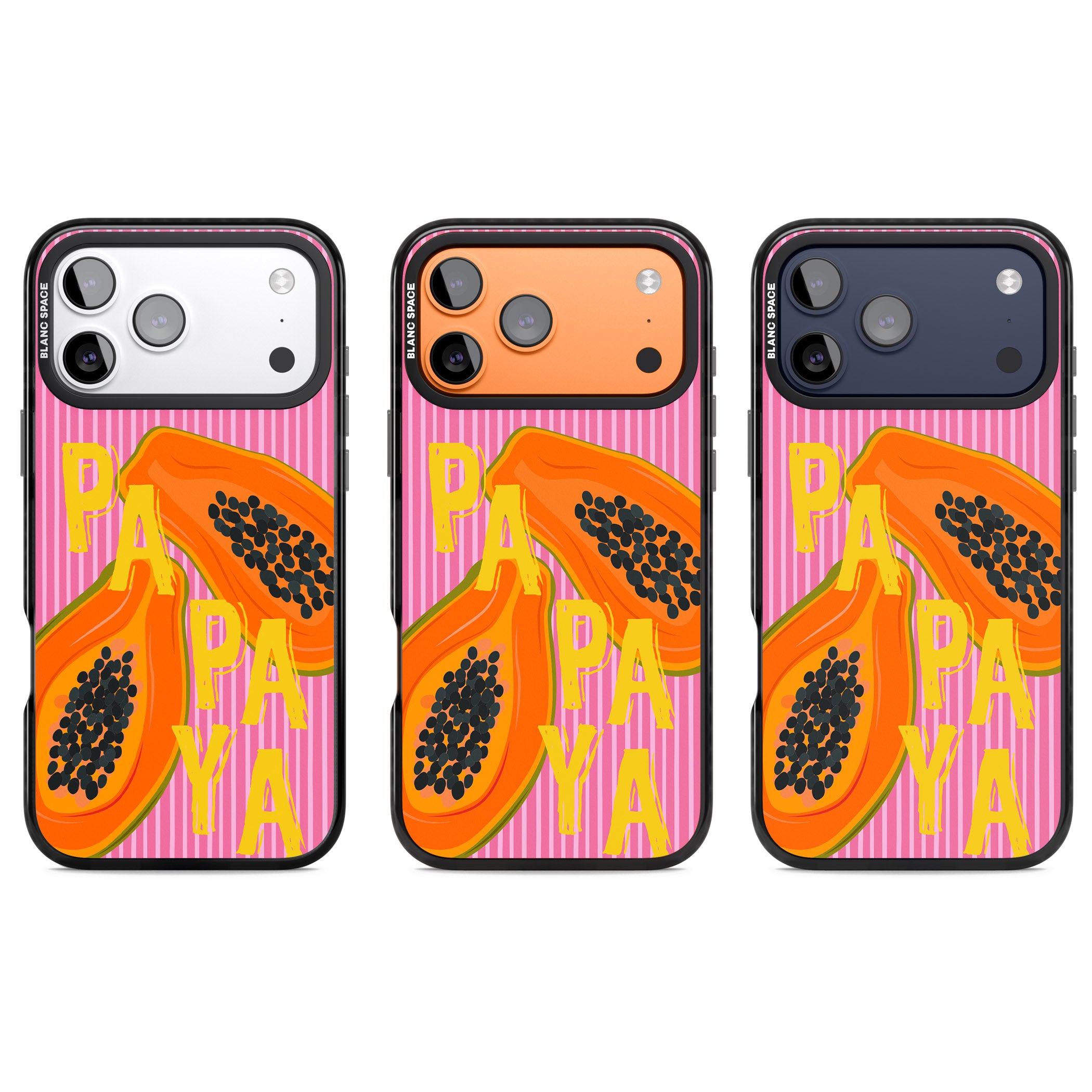 Papaya iPhone 17 Pro Impact Black Phone Case APT Impact Protection