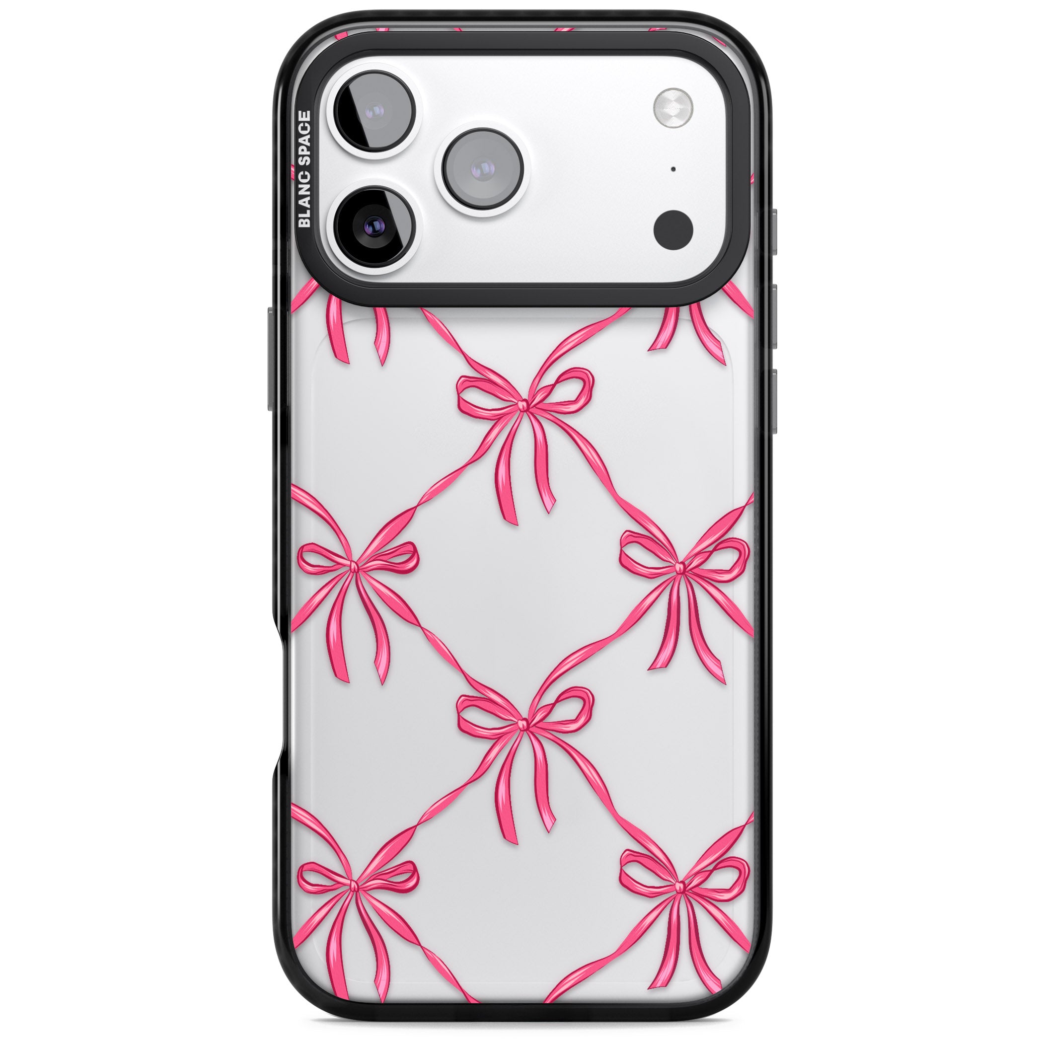 Bow Knots iPhone 17 Pro Impact Black Phone Case