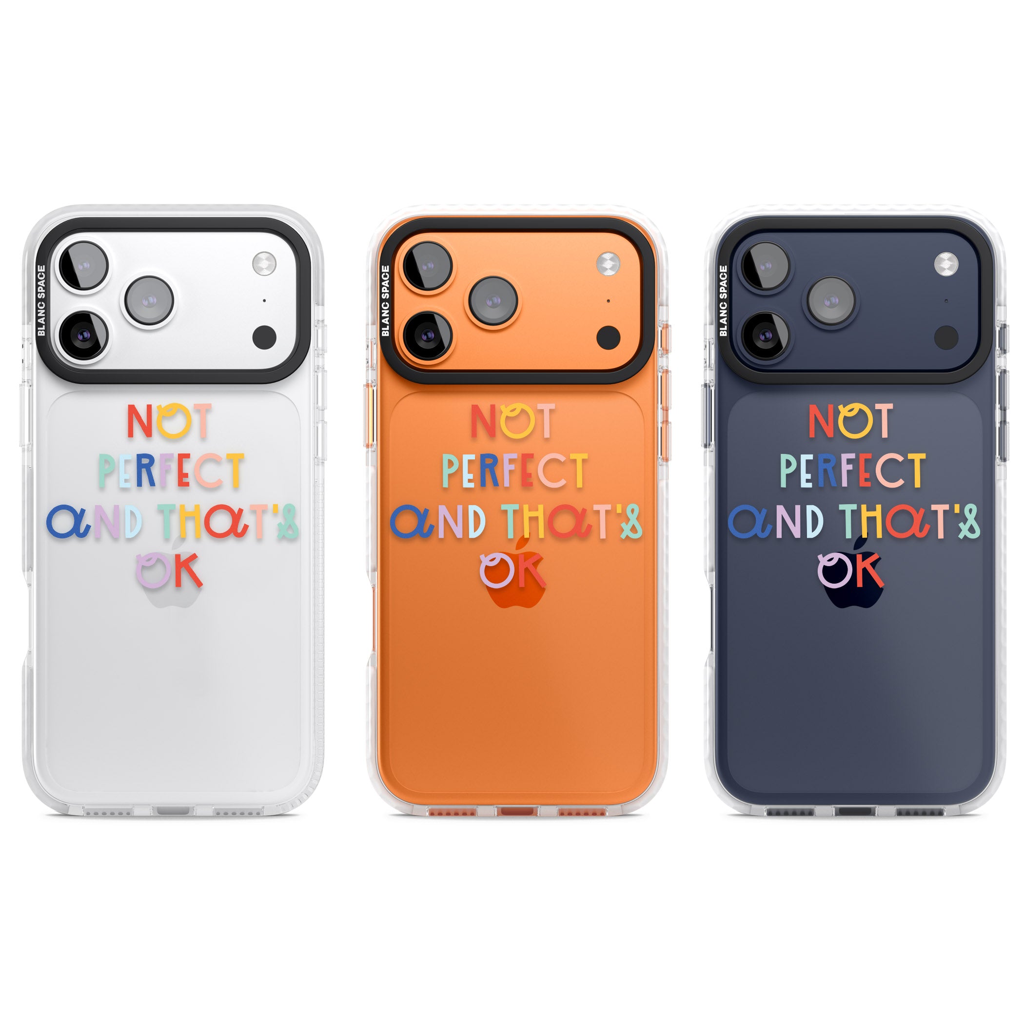 Not Perfect Clear iPhone 17 Pro Impact Clear Phone Case APT Impact Protection