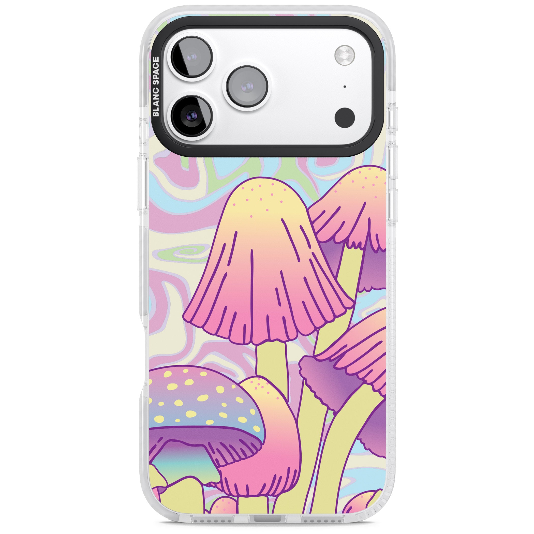 Shroomin' iPhone 17 Pro Impact Clear Phone Case