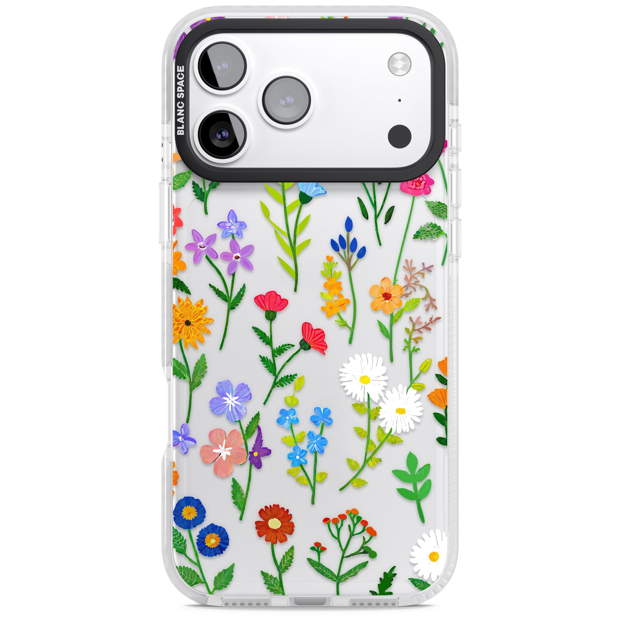Wildflower Garden iPhone 17 Pro Max Impact Clear Phone Case