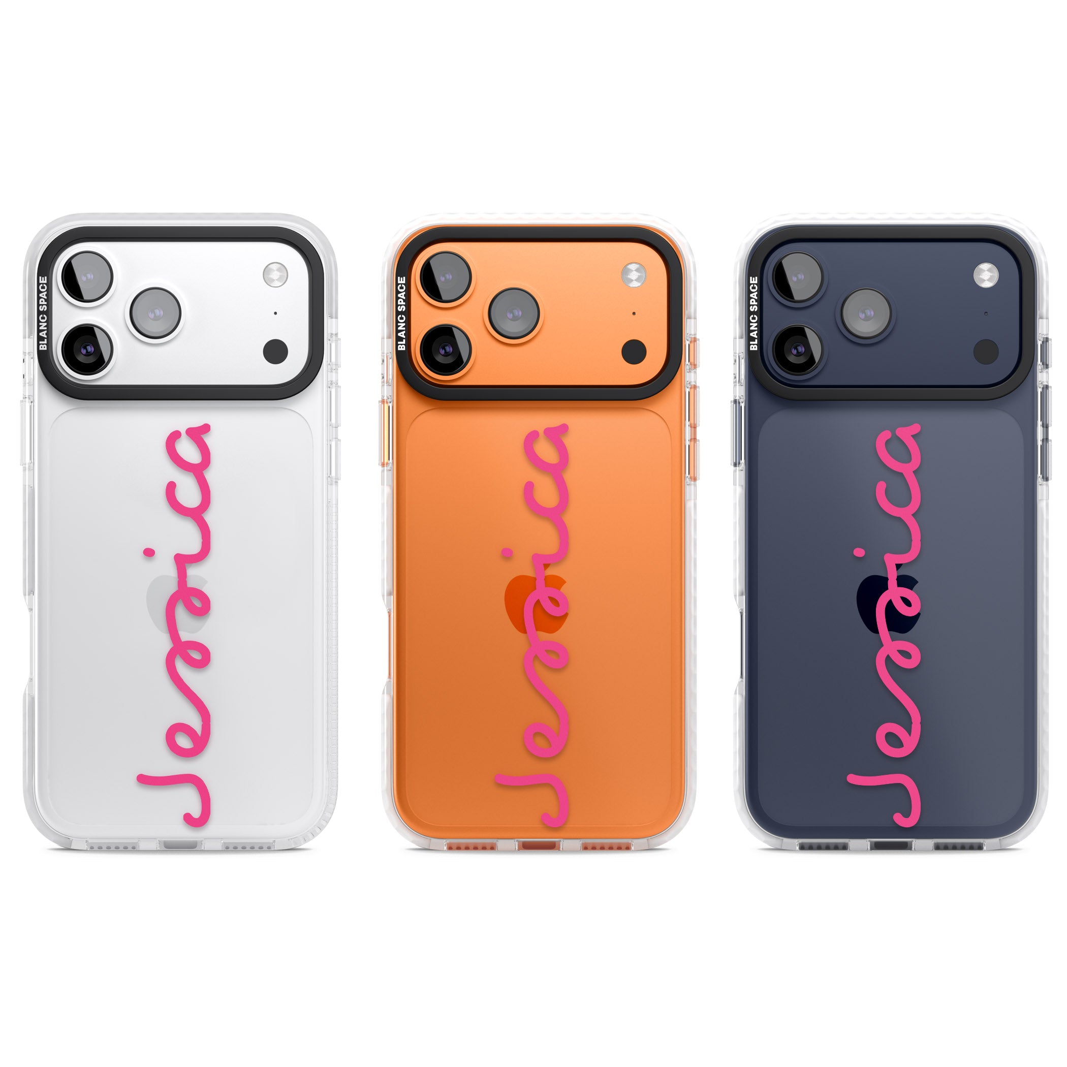 Personalised Summer Name iPhone 17 Pro Impact Clear Phone Case APT Impact Protection