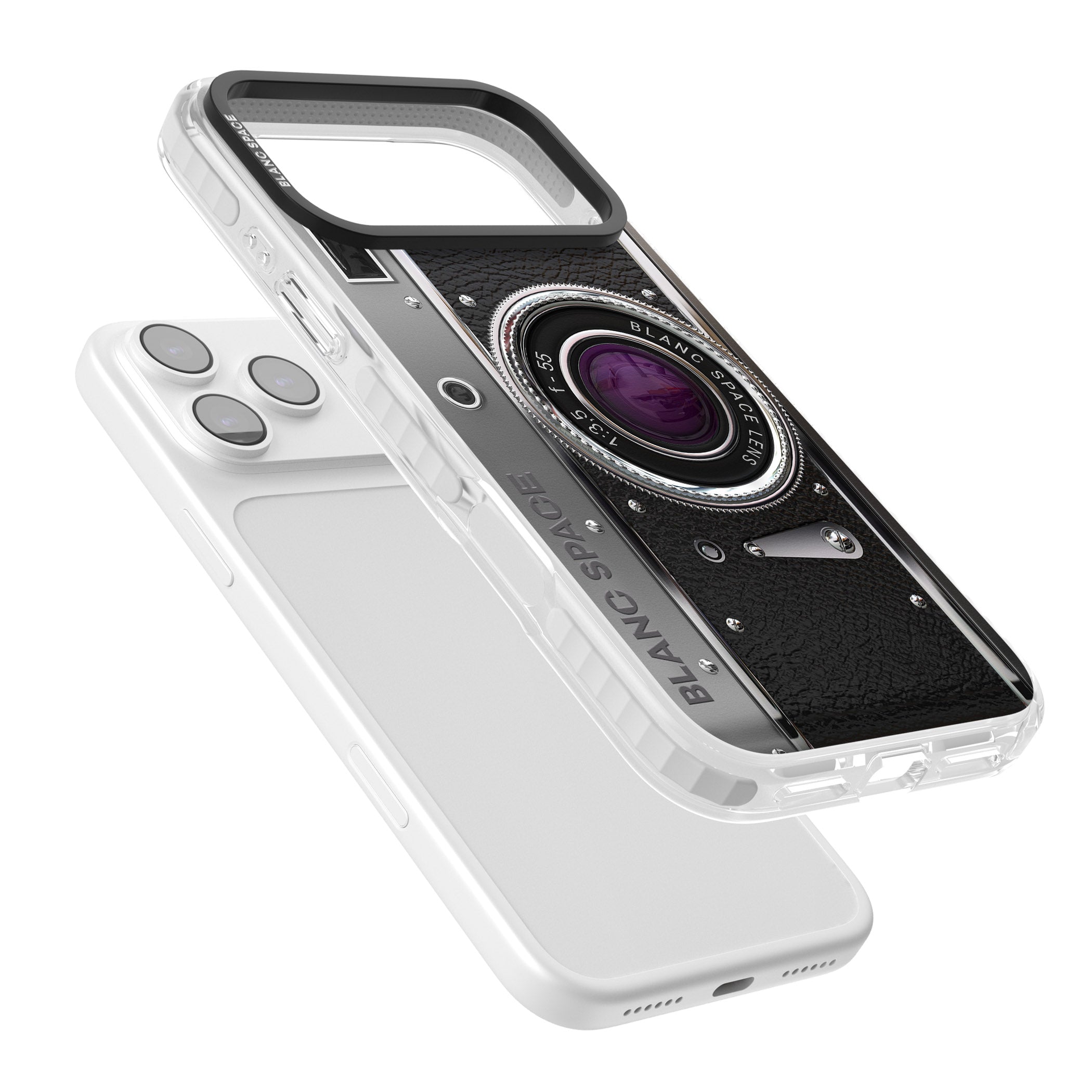 Vintage Retro Classic Camera iPhone 17 Pro Impact Clear Phone Case Colours