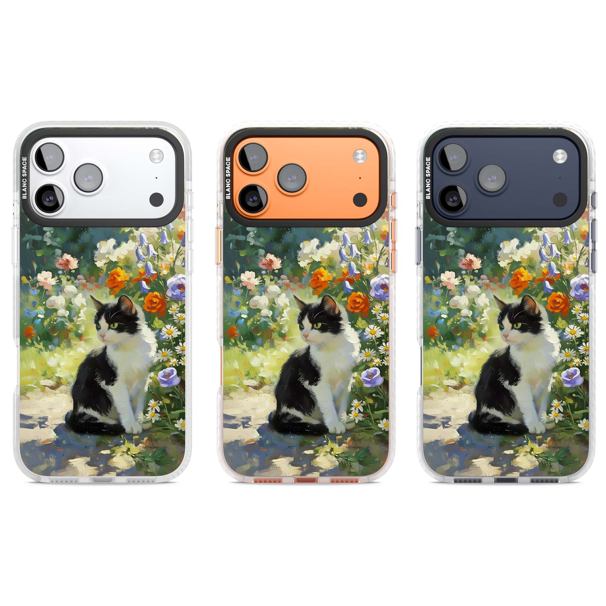 Cat In The Meadow for her iPhone case | Black Impact case for iPhone 17 Pro, iPhone 17 Pro Max