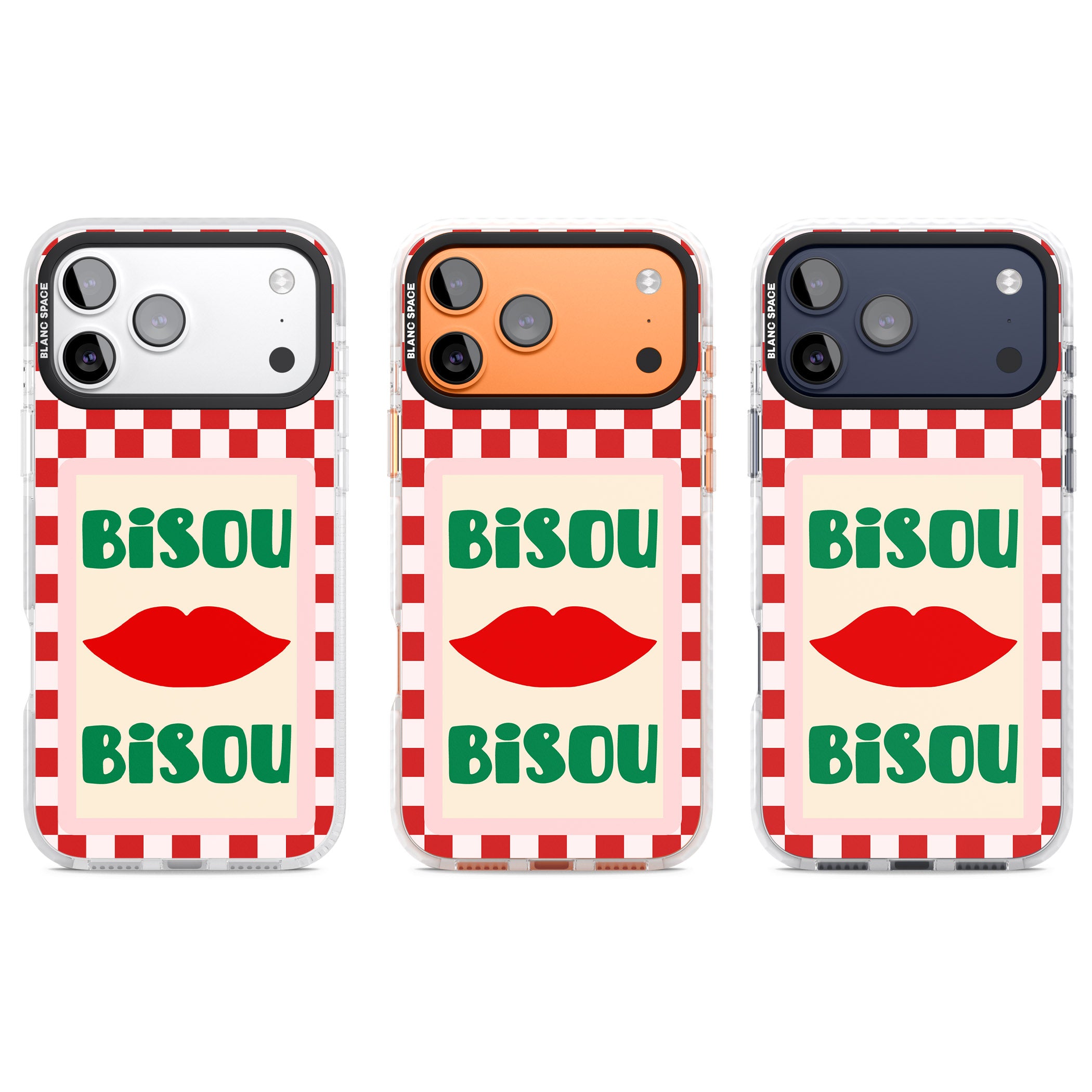 Bisou iPhone 17 Pro Impact Clear Phone Case APT Impact Protection