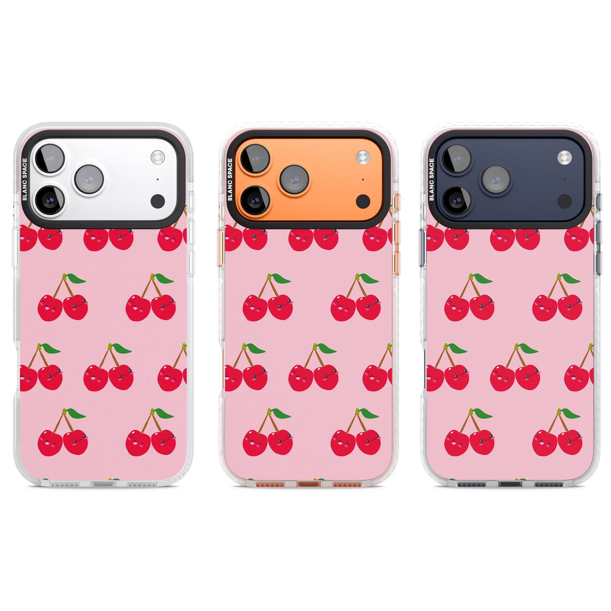 Cheeky Cherry iPhone 17 Pro Impact Clear Phone Case APT Impact Protection