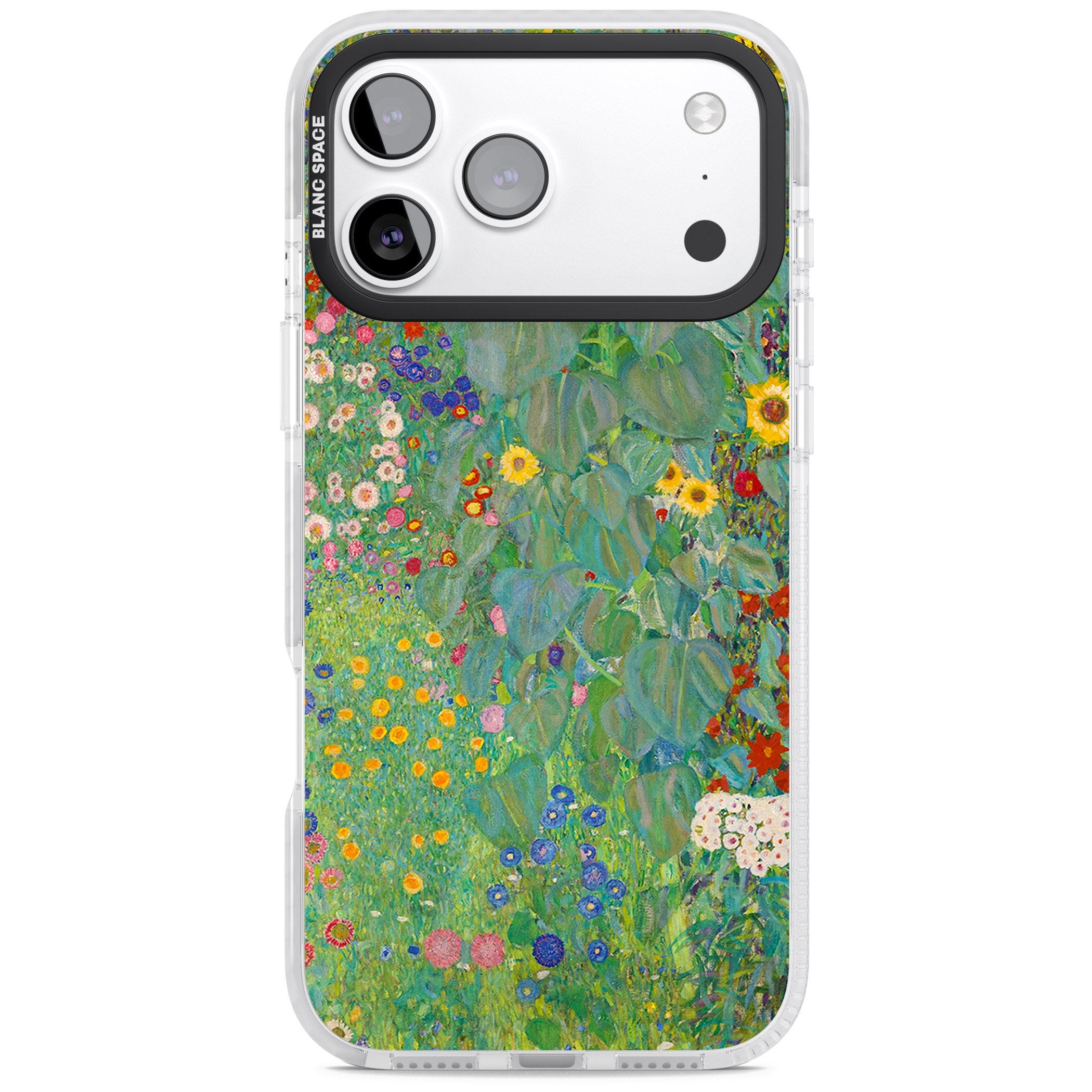 Farm Garden With Sunflowers iPhone 17 Pro Impact Clear Phone Case