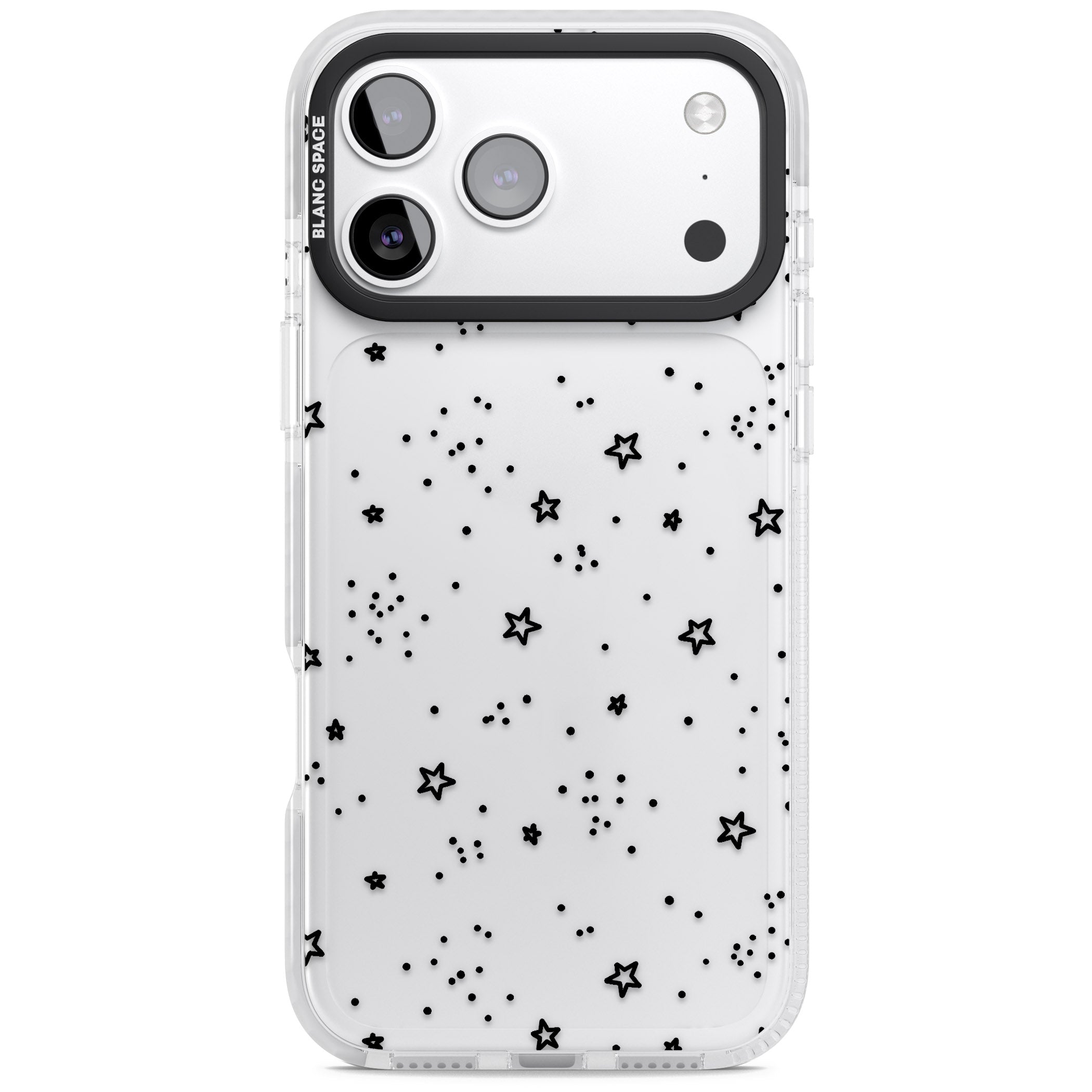 Starry Night Sky iPhone 17 Pro Max Impact Clear Phone Case