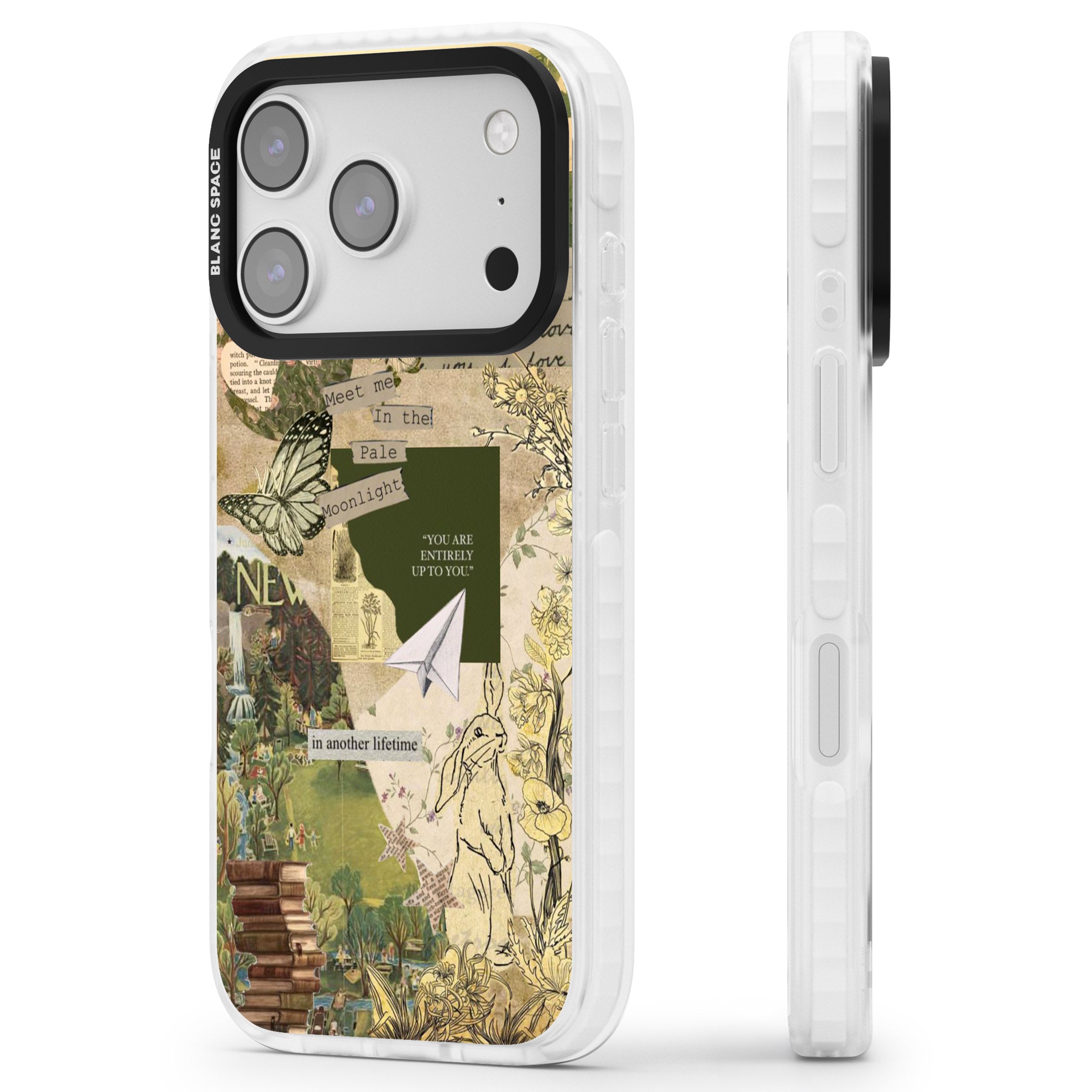 Country Wonderland iPhone 17 Pro Impact Clear Phone Case Side Profile