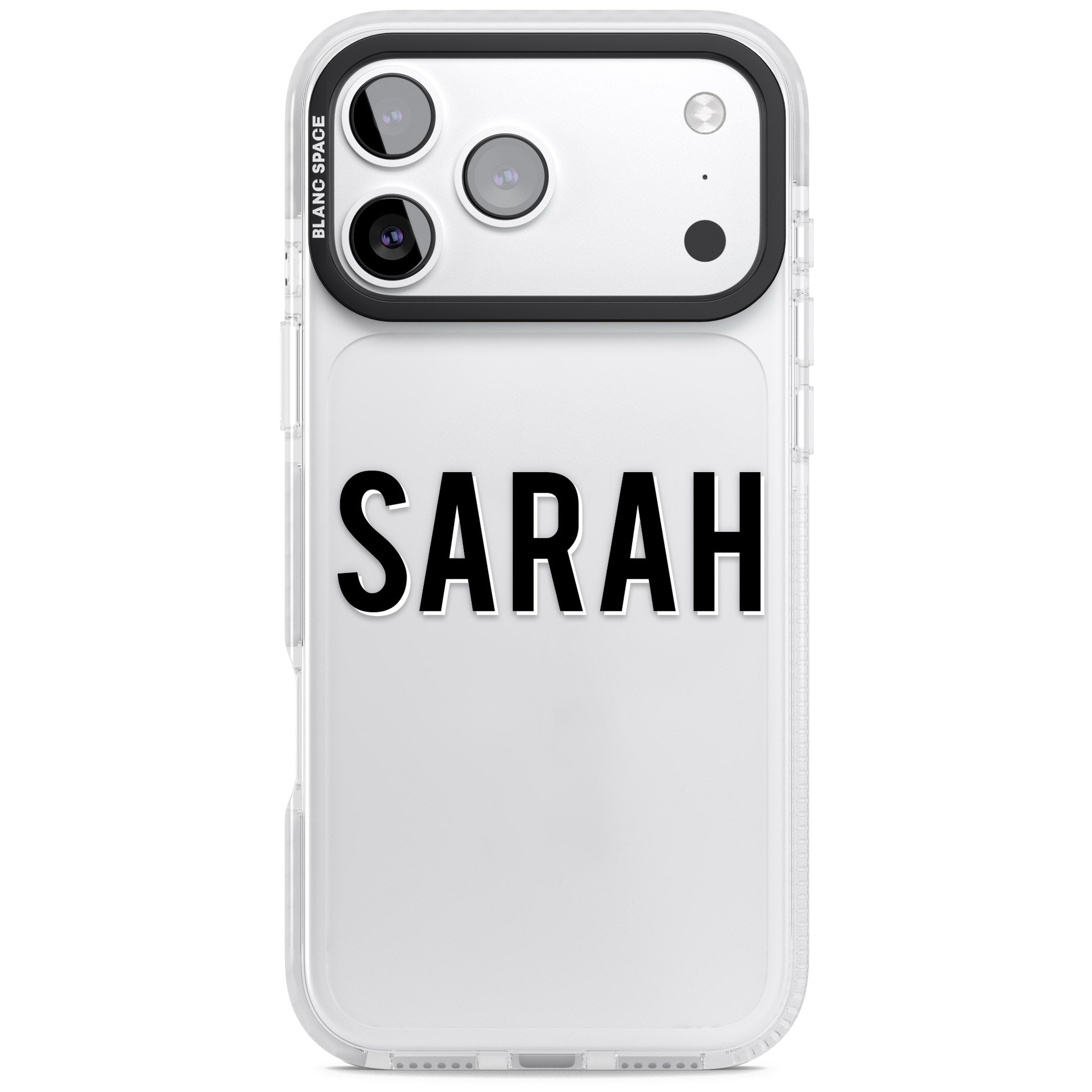 Personalised Clear Name iPhone 17 Pro Max Impact Clear Phone Case