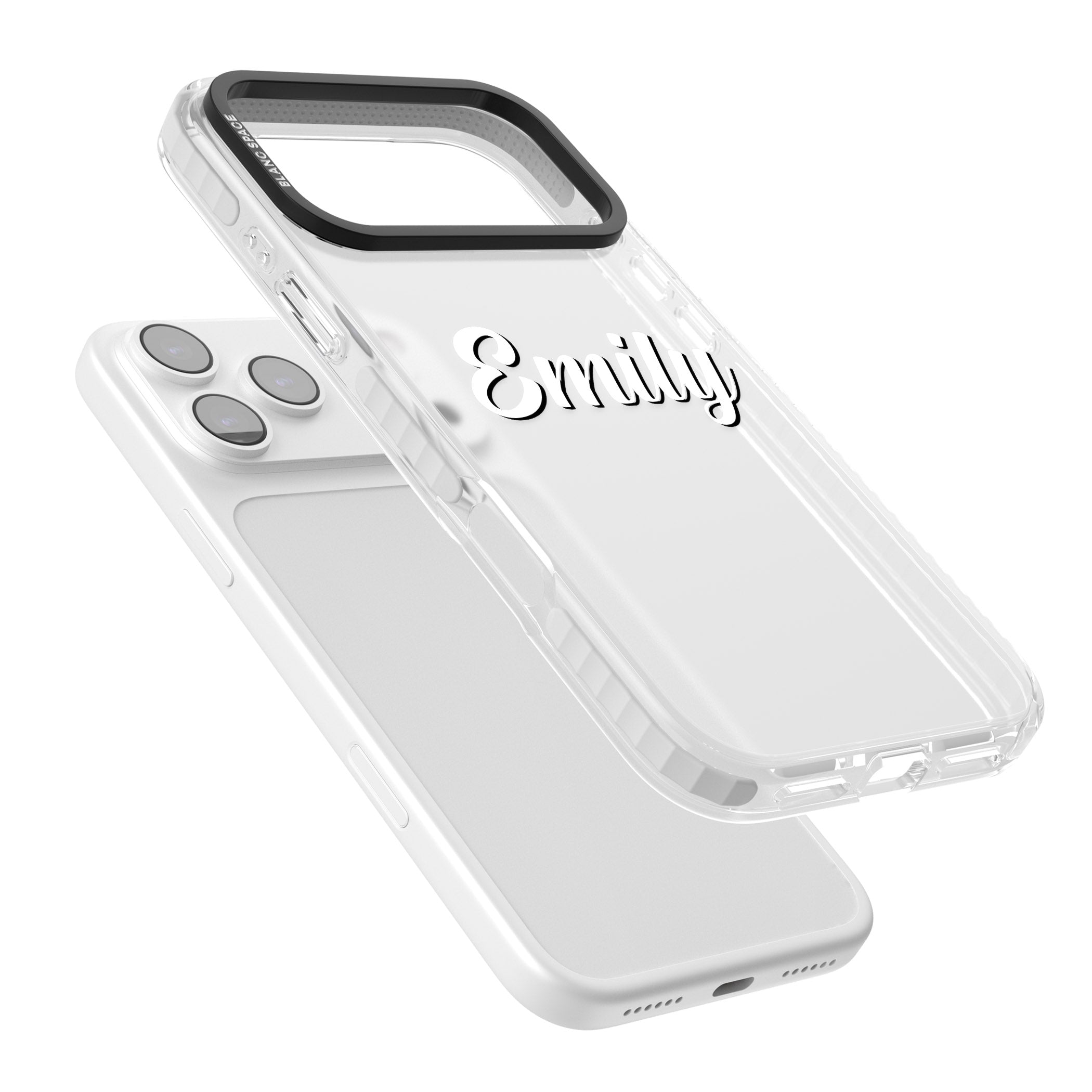 Personalised Cute Name iPhone 17 Pro Impact Clear Phone Case Colours