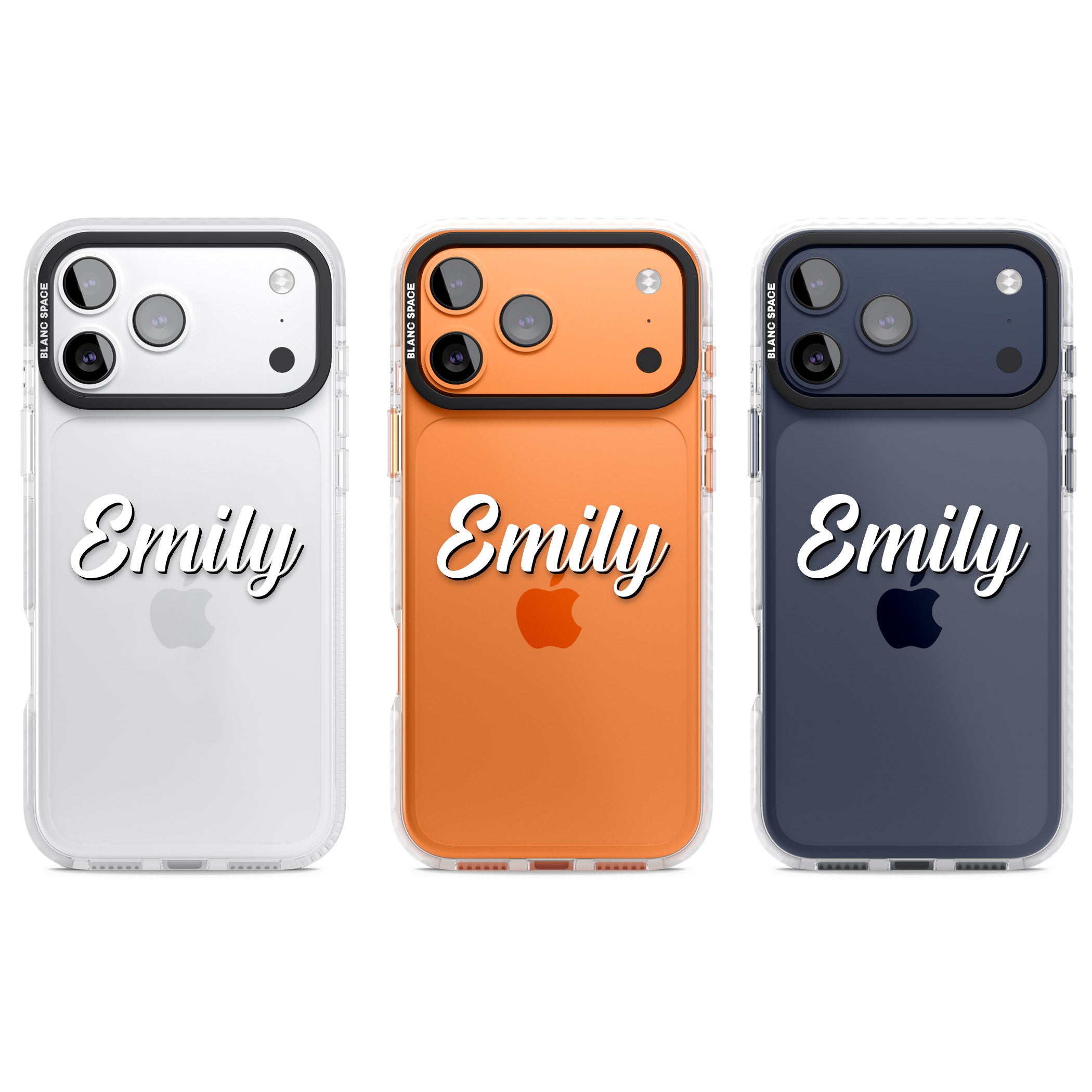 Personalised Cute Name iPhone 17 Pro Impact Clear Phone Case APT Impact Protection