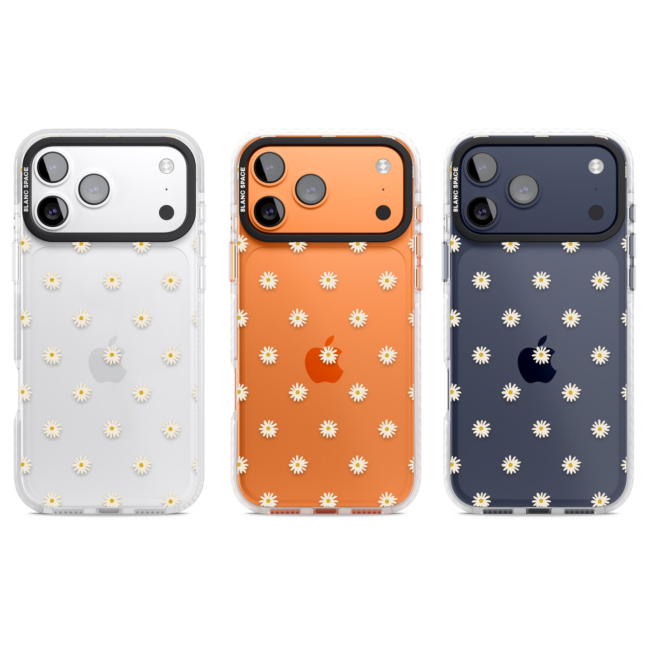 Daisy Pop Floral iPhone 17 Pro Impact Clear Phone Case APT Impact Protection