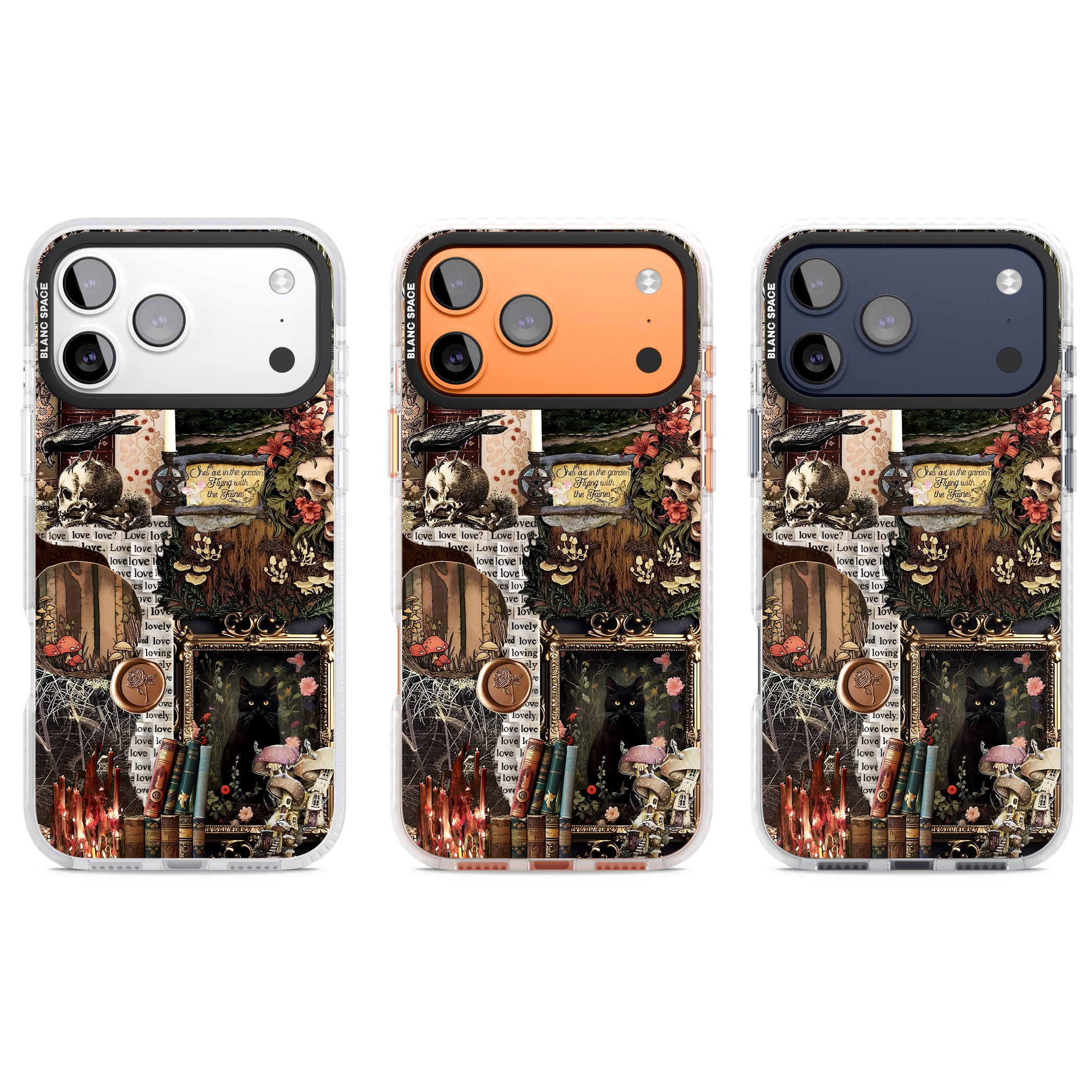 Academia Collage iPhone 17 Pro Impact Clear Phone Case APT Impact Protection