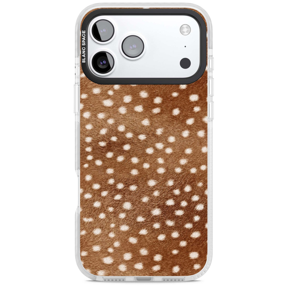 Deer Print animals iPhone case | Black Impact case for iPhone 17 Pro, iPhone 17 Pro Max