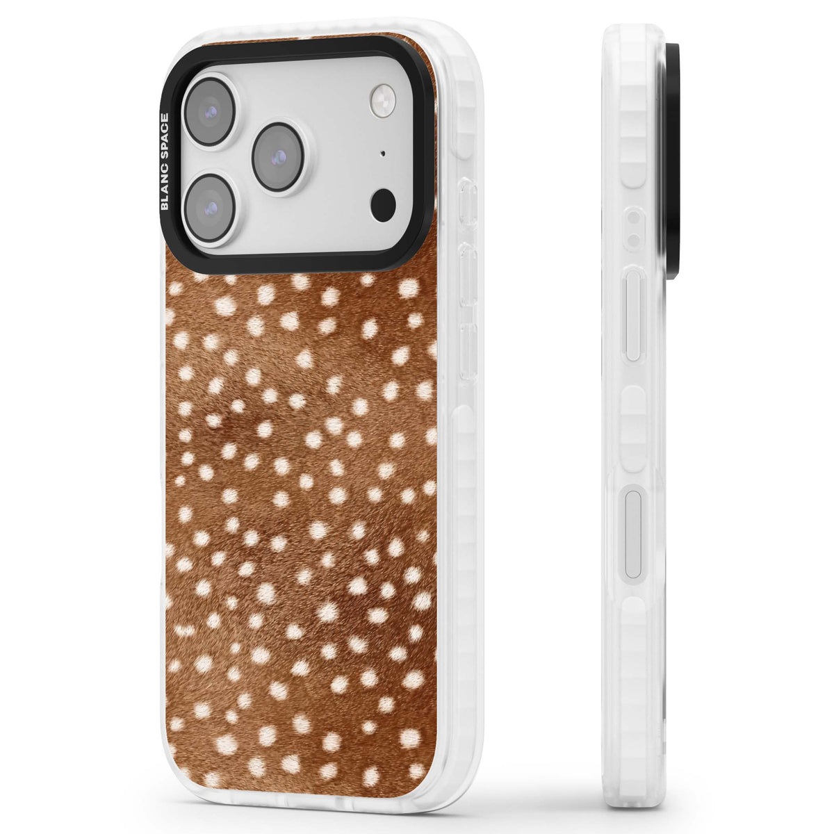 Deer Print animals iPhone case | Black Impact case for iPhone 17 Pro, iPhone 17 Pro Max