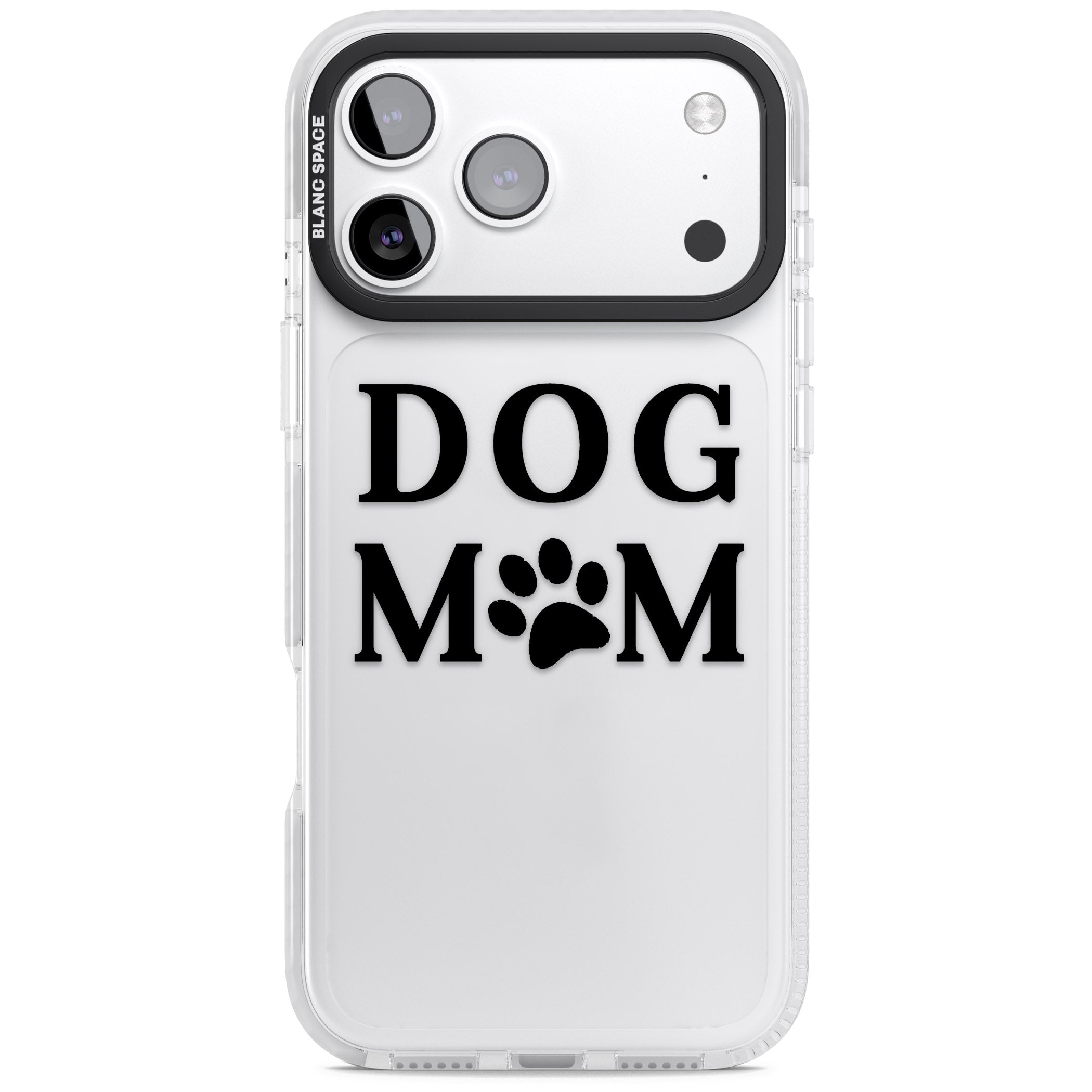 Dog Mom iPhone 17 Pro Impact Clear Phone Case