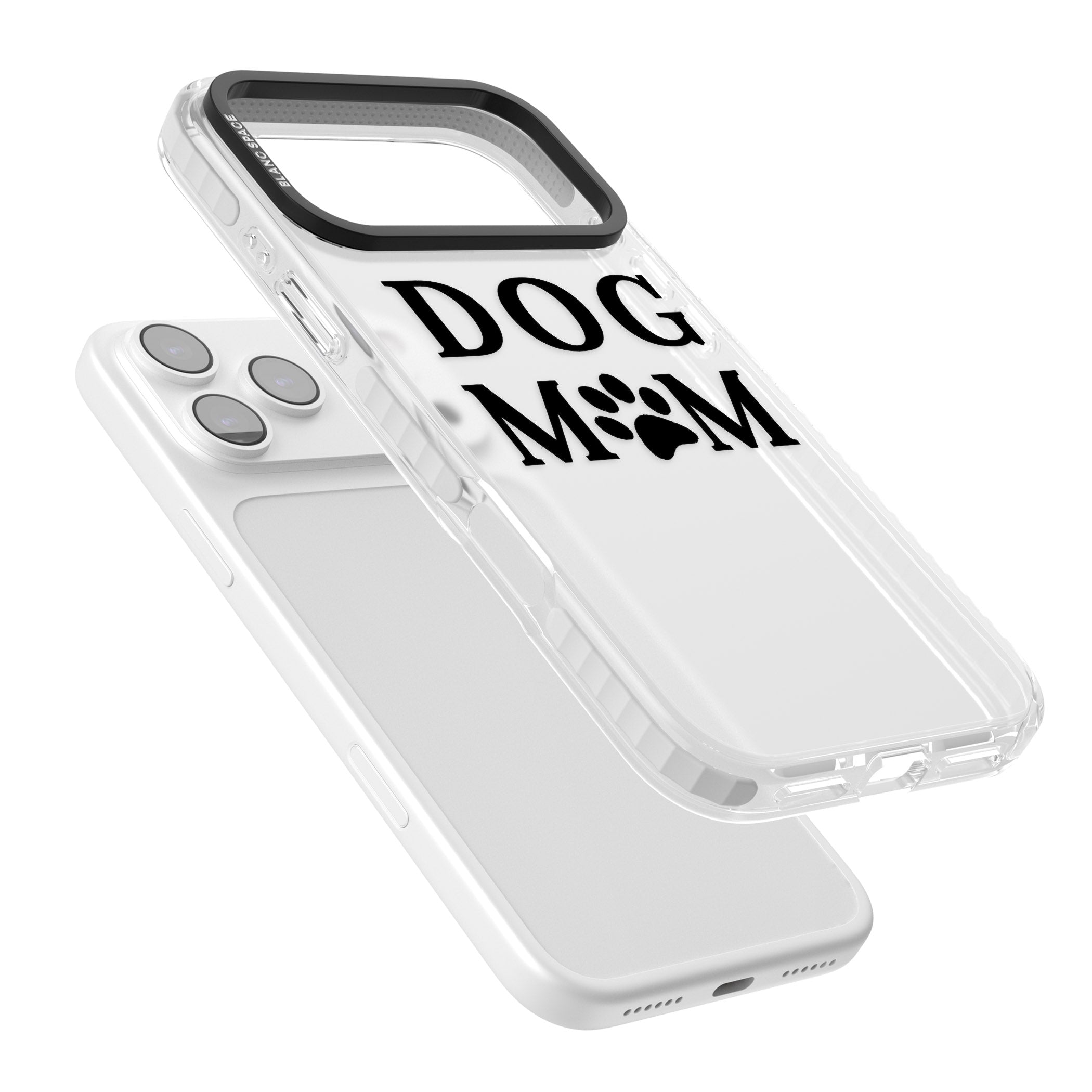Dog Mom iPhone 17 Pro Impact Clear Phone Case Colours