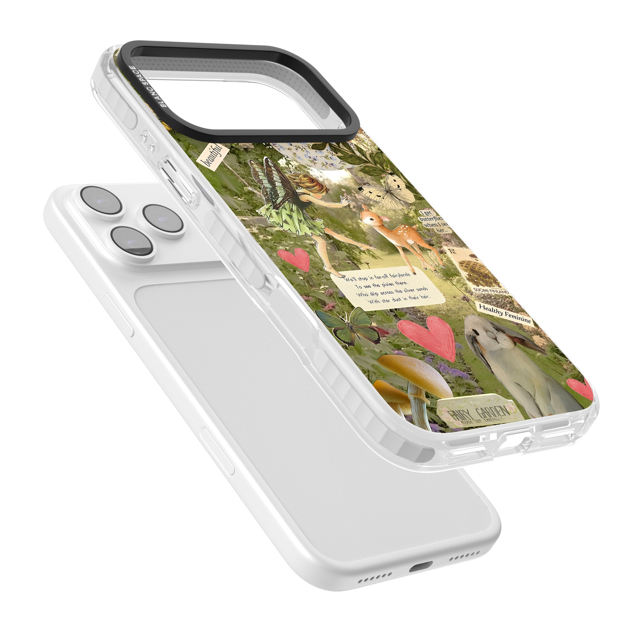 Soft Fairy iPhone 17 Pro Impact Clear Phone Case Colours