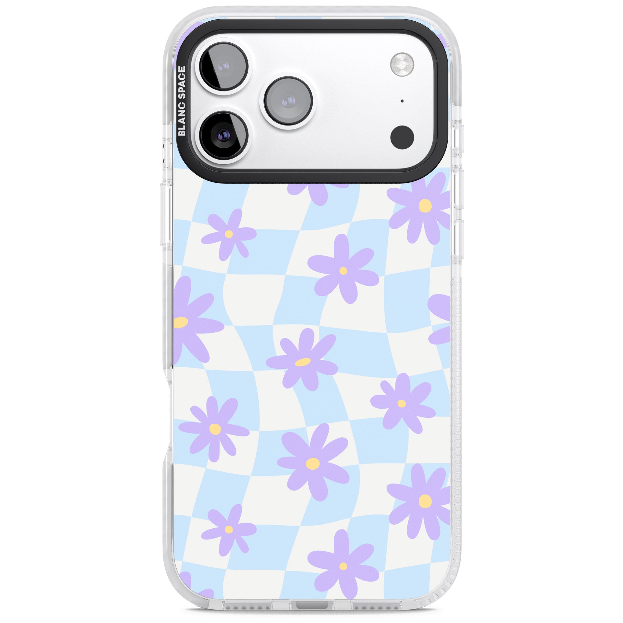 Serene Skies & Flowers iPhone 17 Pro Impact Clear Phone Case