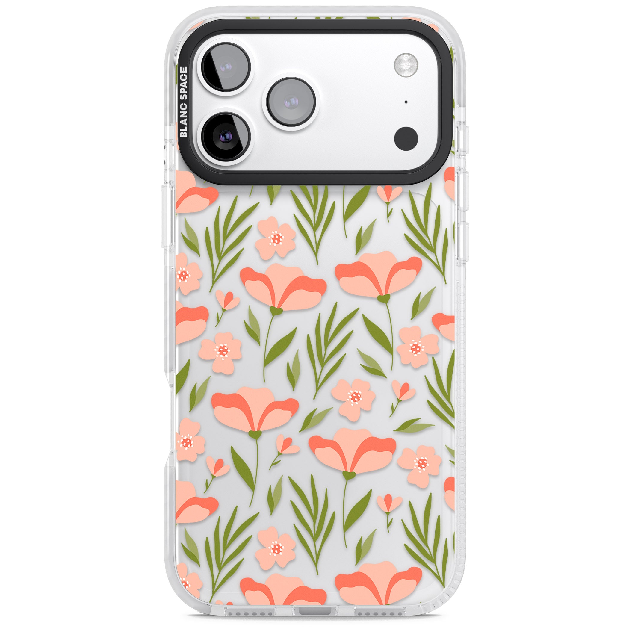 Blossom Bloom iPhone 17 Pro Max Impact Clear Phone Case