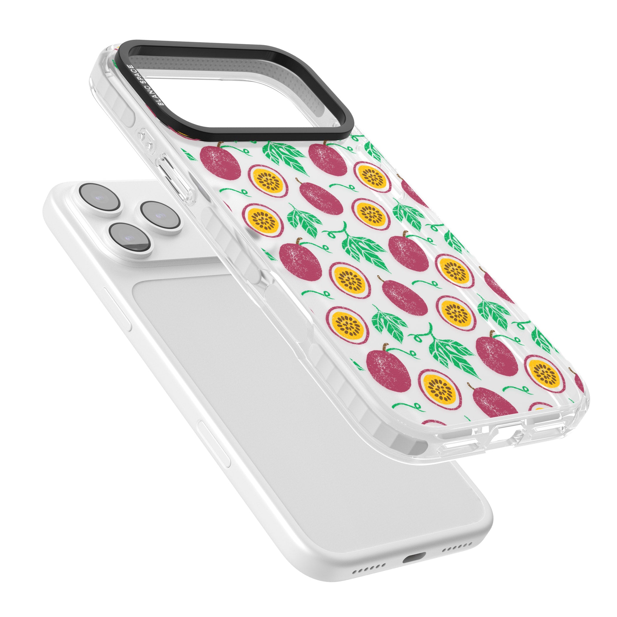 Passion Fruit Paradise iPhone 17 Pro Impact Clear Phone Case Colours