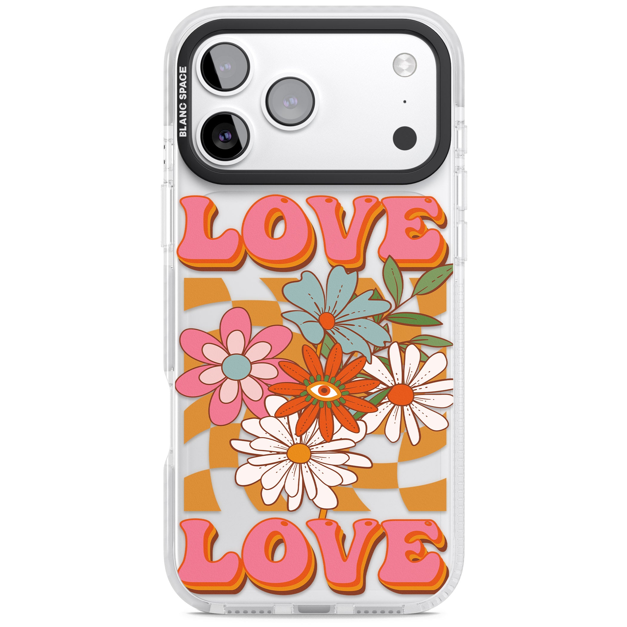 Love Bloom iPhone 17 Pro Impact Clear Phone Case