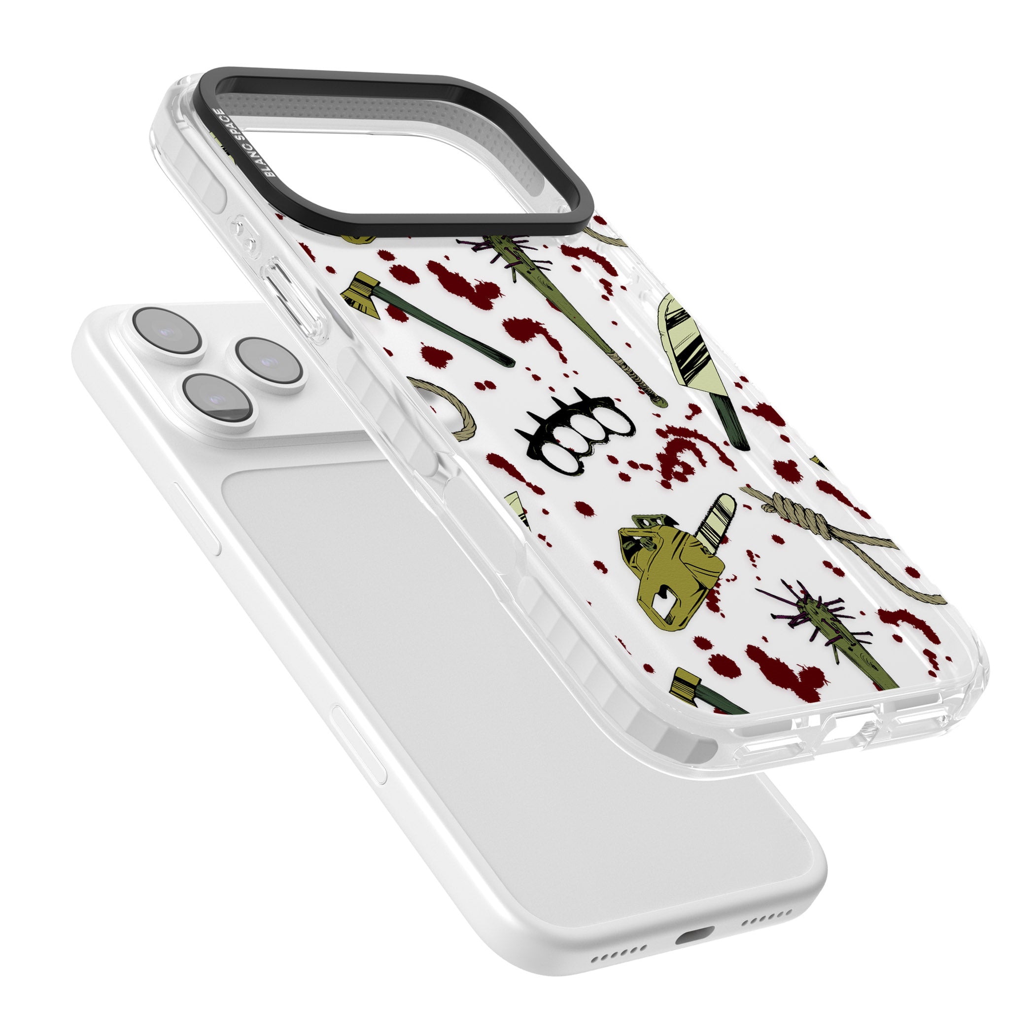Movie Massacre iPhone 17 Pro Impact Clear Phone Case Colours