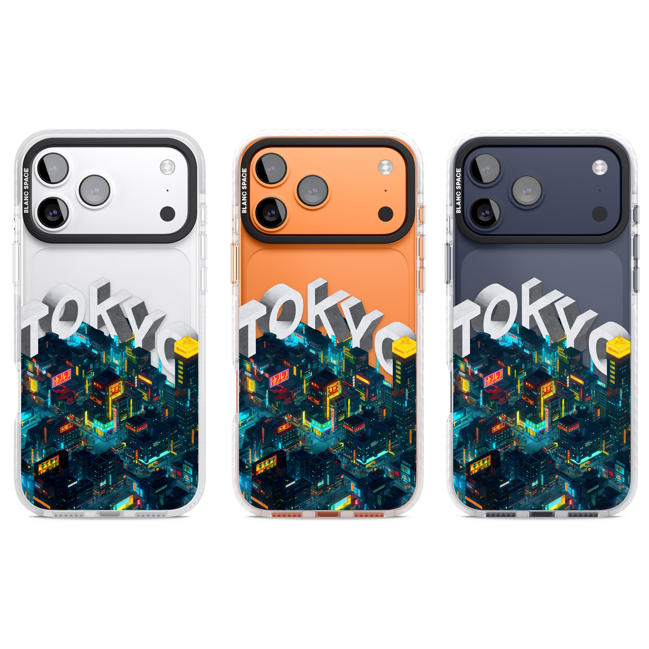 Tokyo iPhone 17 Pro Impact Clear Phone Case APT Impact Protection