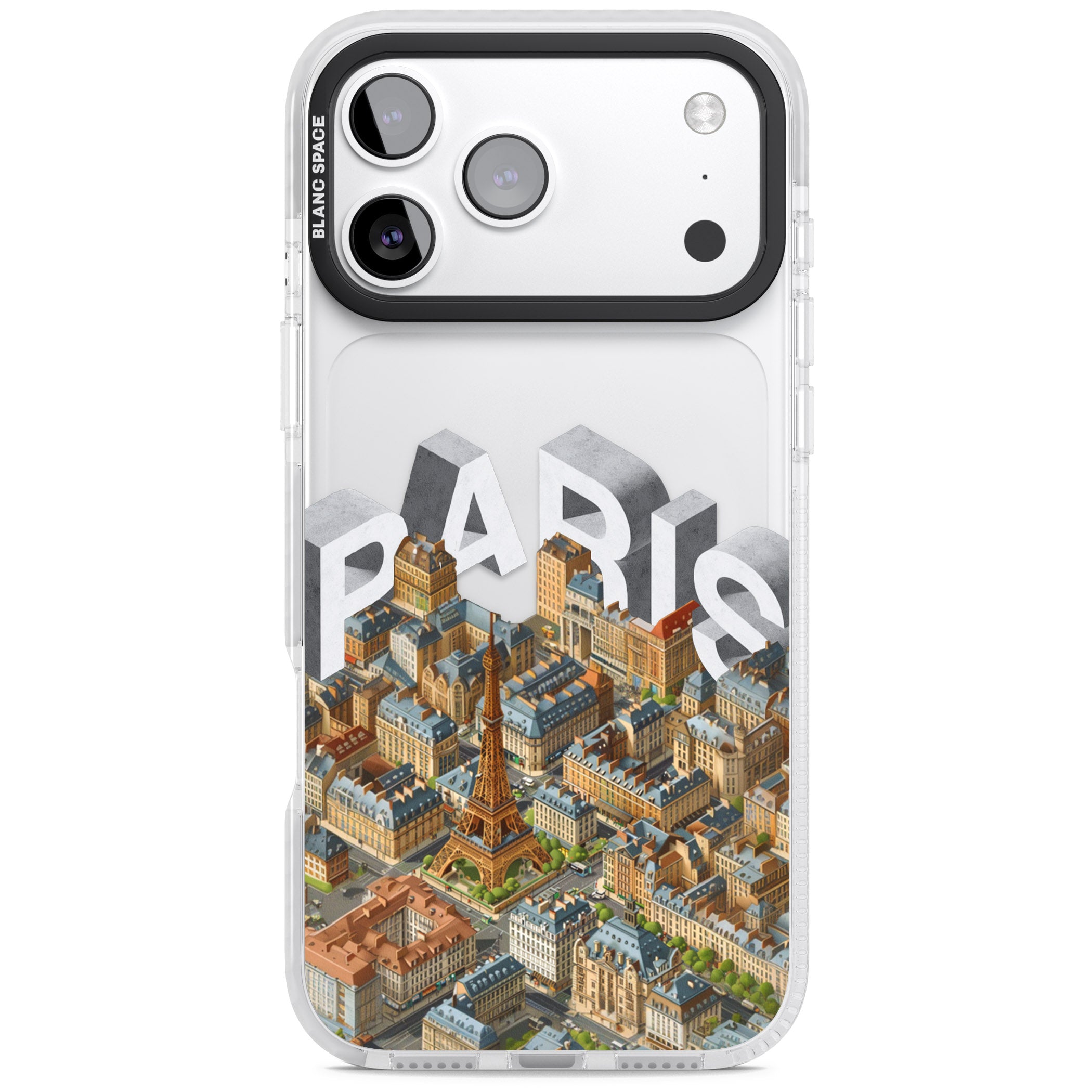 Paris iPhone 17 Pro Impact Clear Phone Case