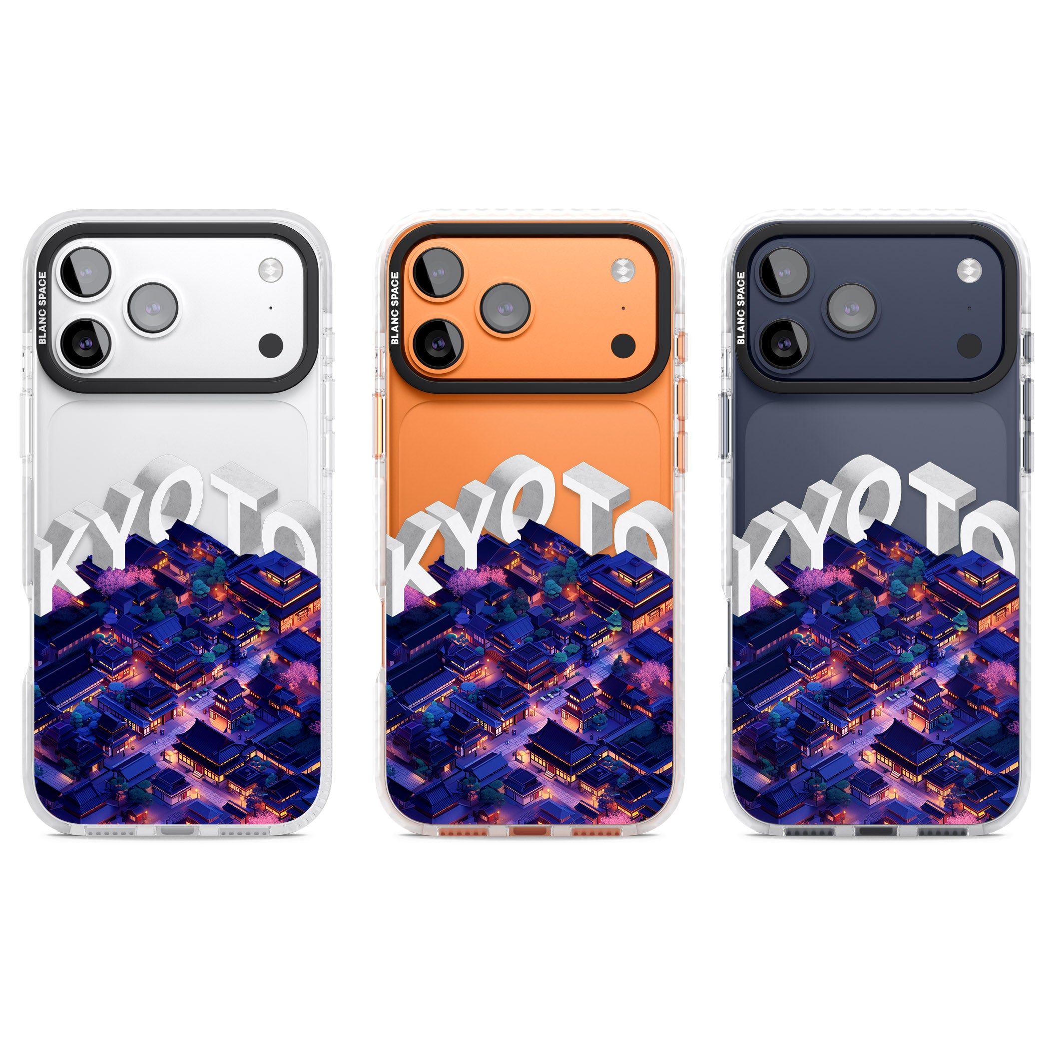 Kyoto iPhone 17 Pro Impact Clear Phone Case APT Impact Protection