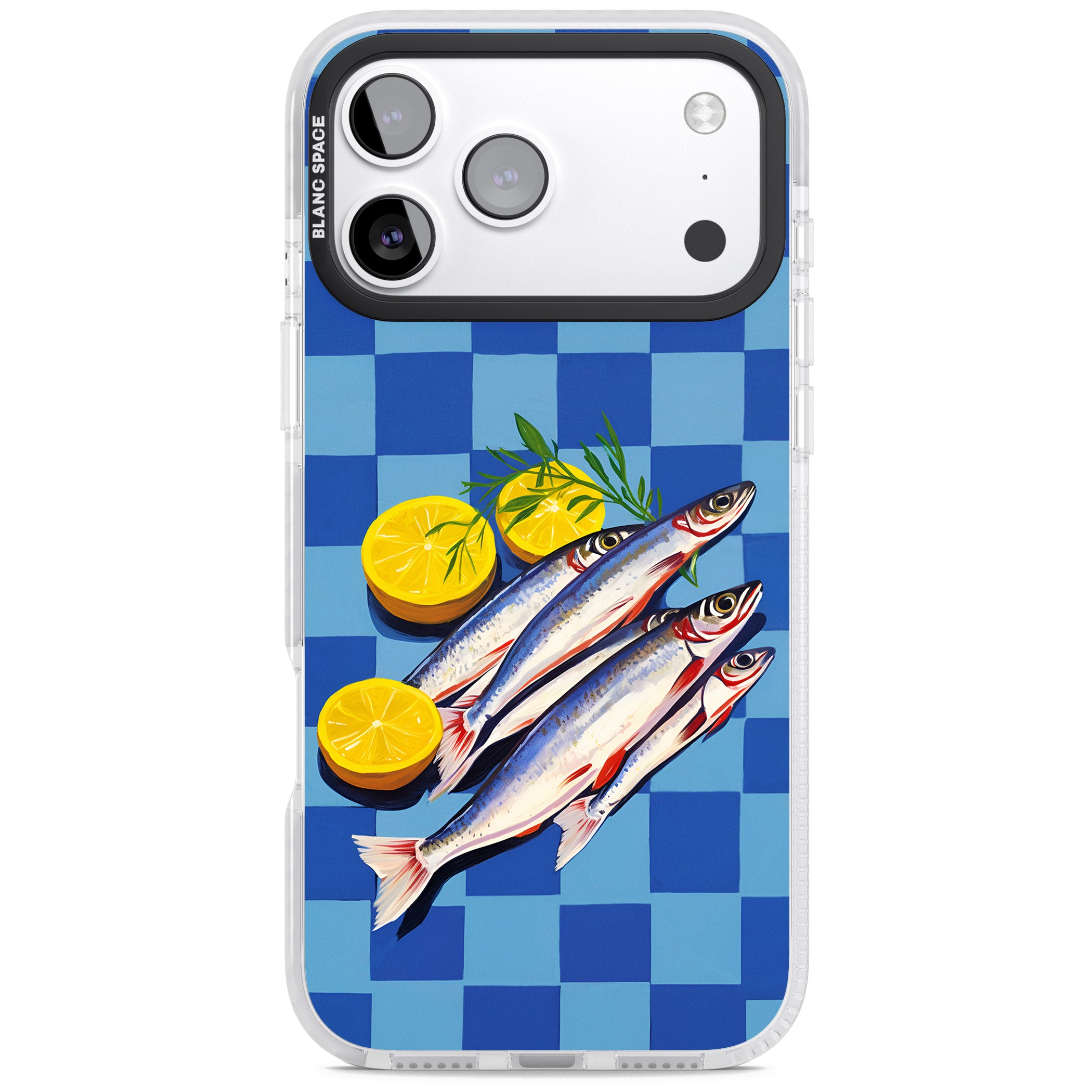 Fish & Lemons iPhone 17 Pro Impact Clear Phone Case